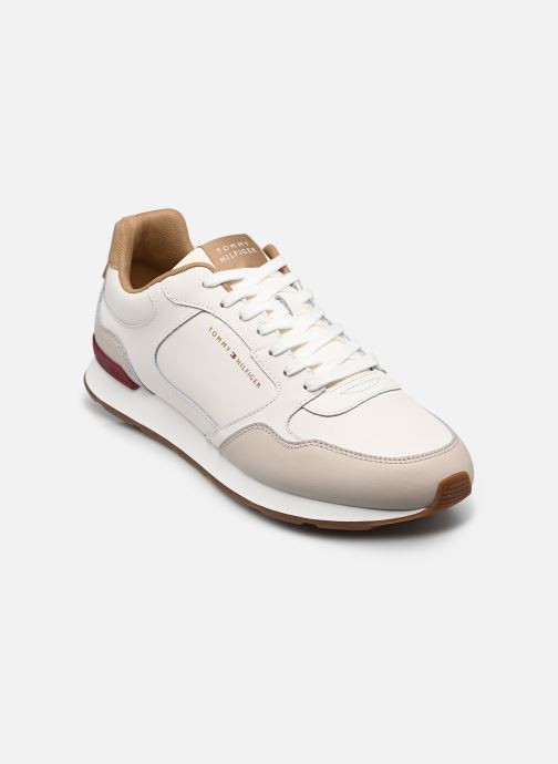 Tommy Hilfiger Baskets basses LIGHT EVA RUNNER LEA homme blanc