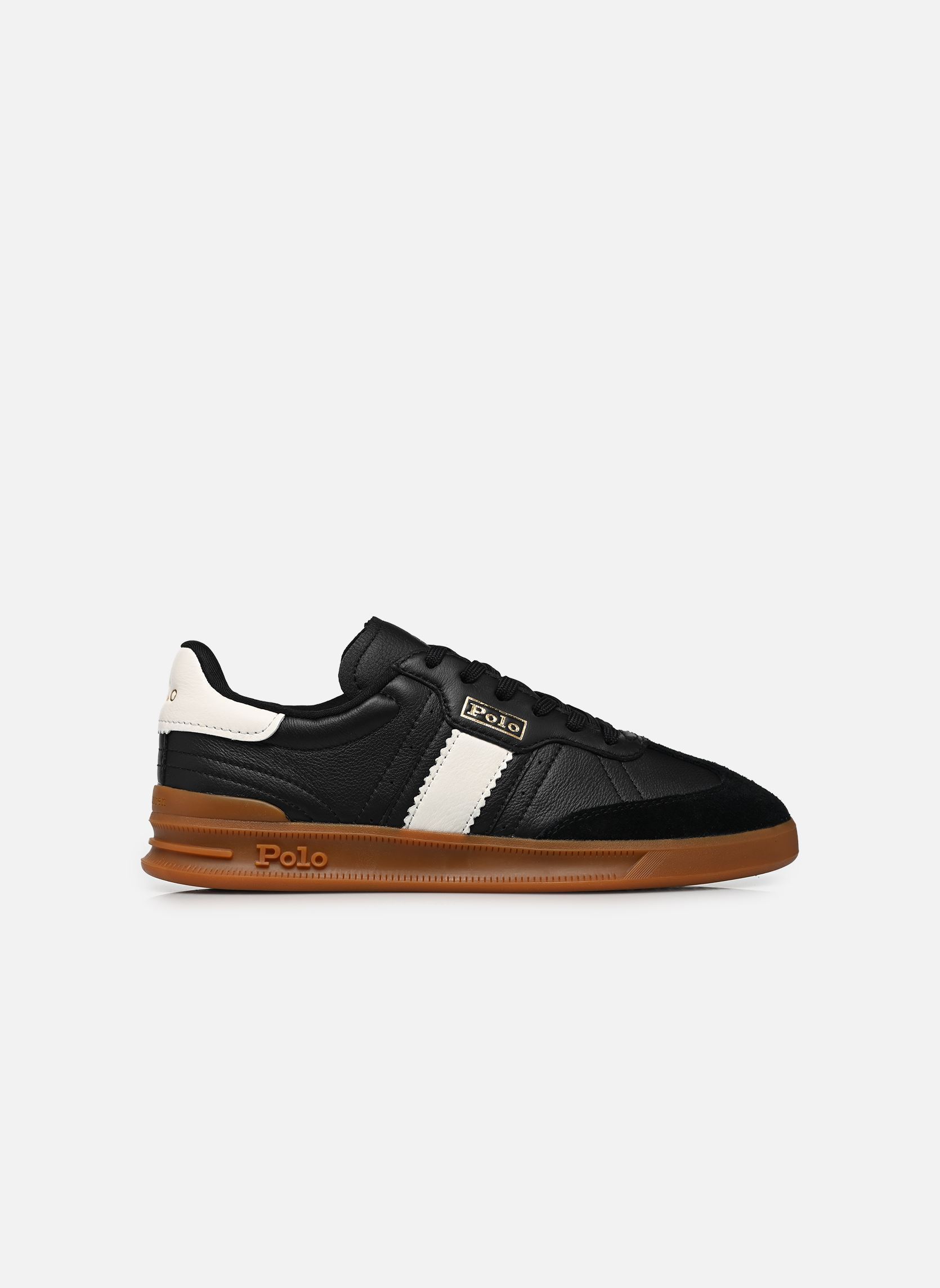 Niedrige Sneaker HTR AERA damen schwarz Polo Ralph Lauren Niedrige Sneaker HTR AERA damen schwarz Black