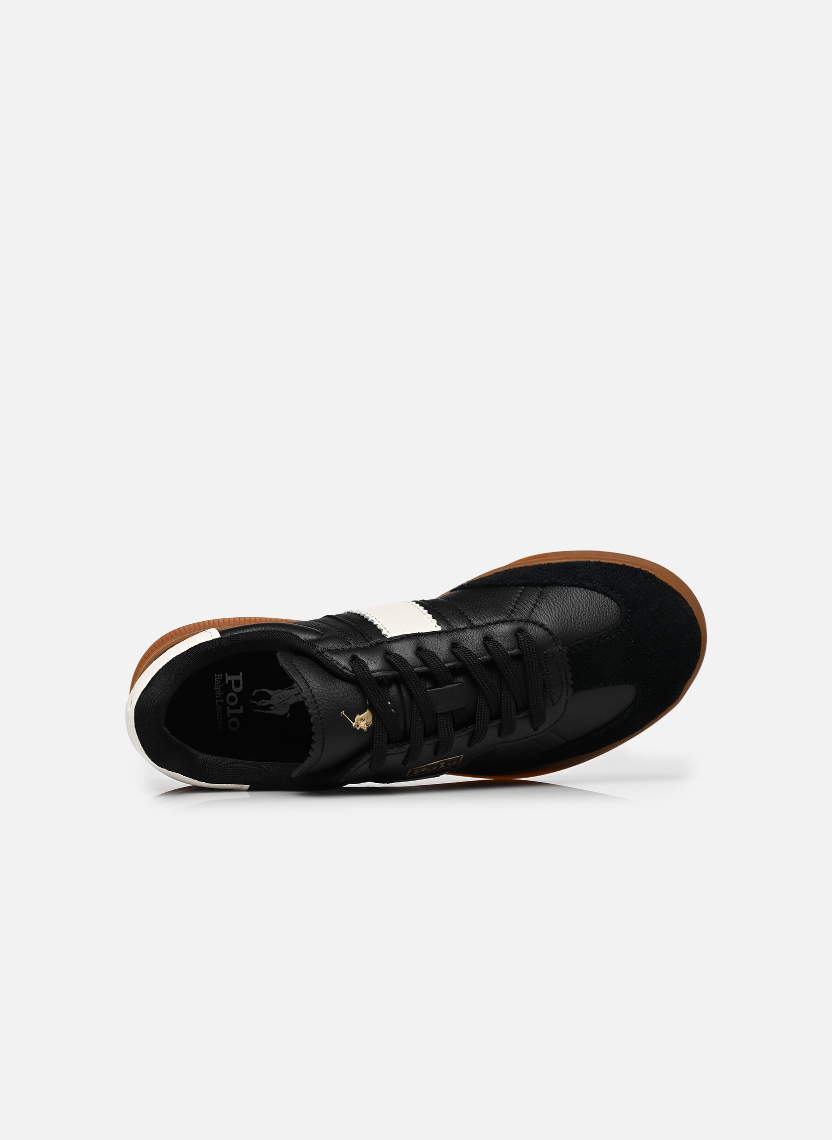 Niedrige Sneaker HTR AERA damen schwarz Polo Ralph Lauren Niedrige Sneaker HTR AERA damen schwarz Black