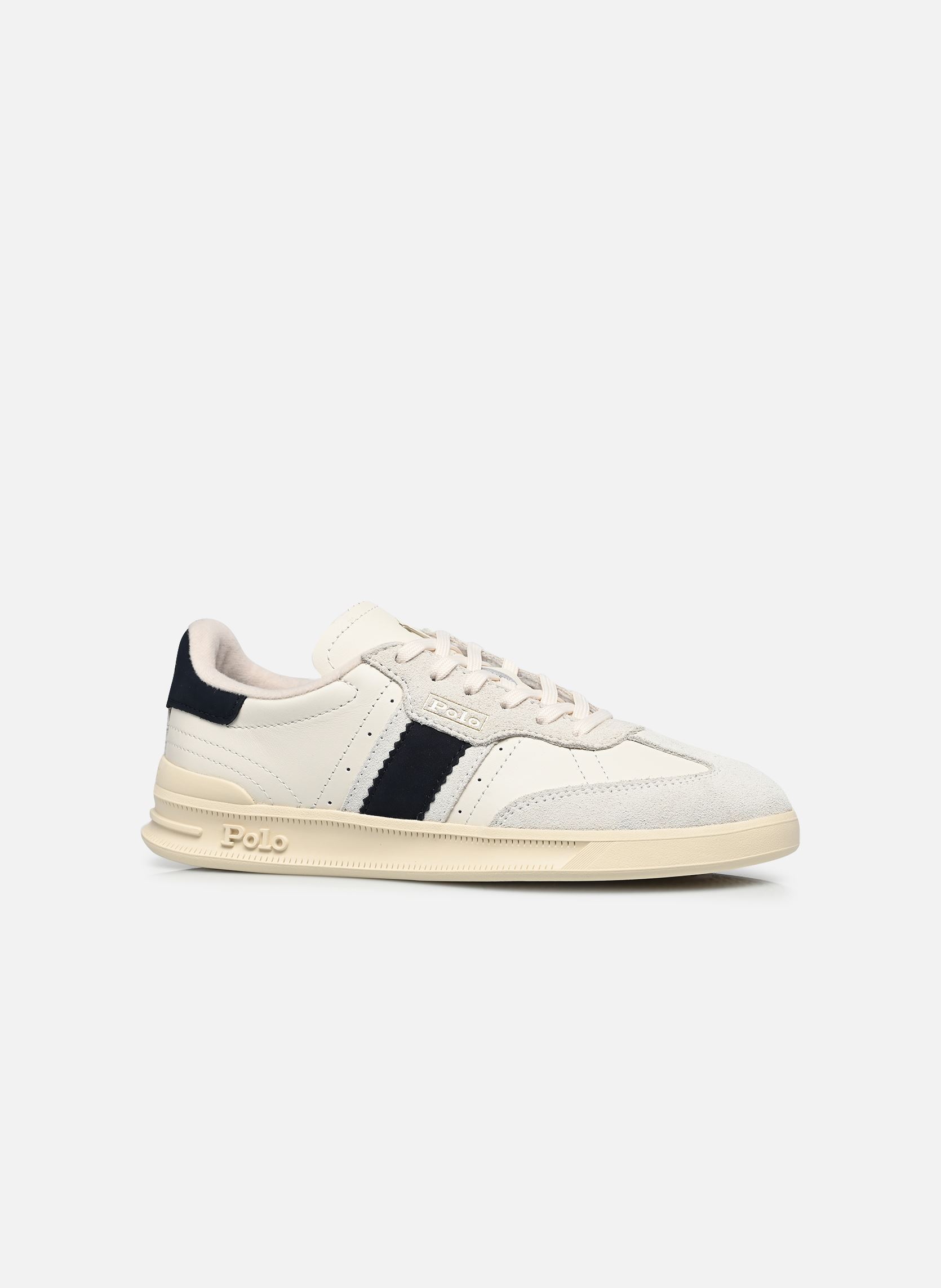Baskets basses HTR AERA femme blanc Polo Ralph Lauren Baskets basses HTR AERA femme blanc BIANCO/NAVY