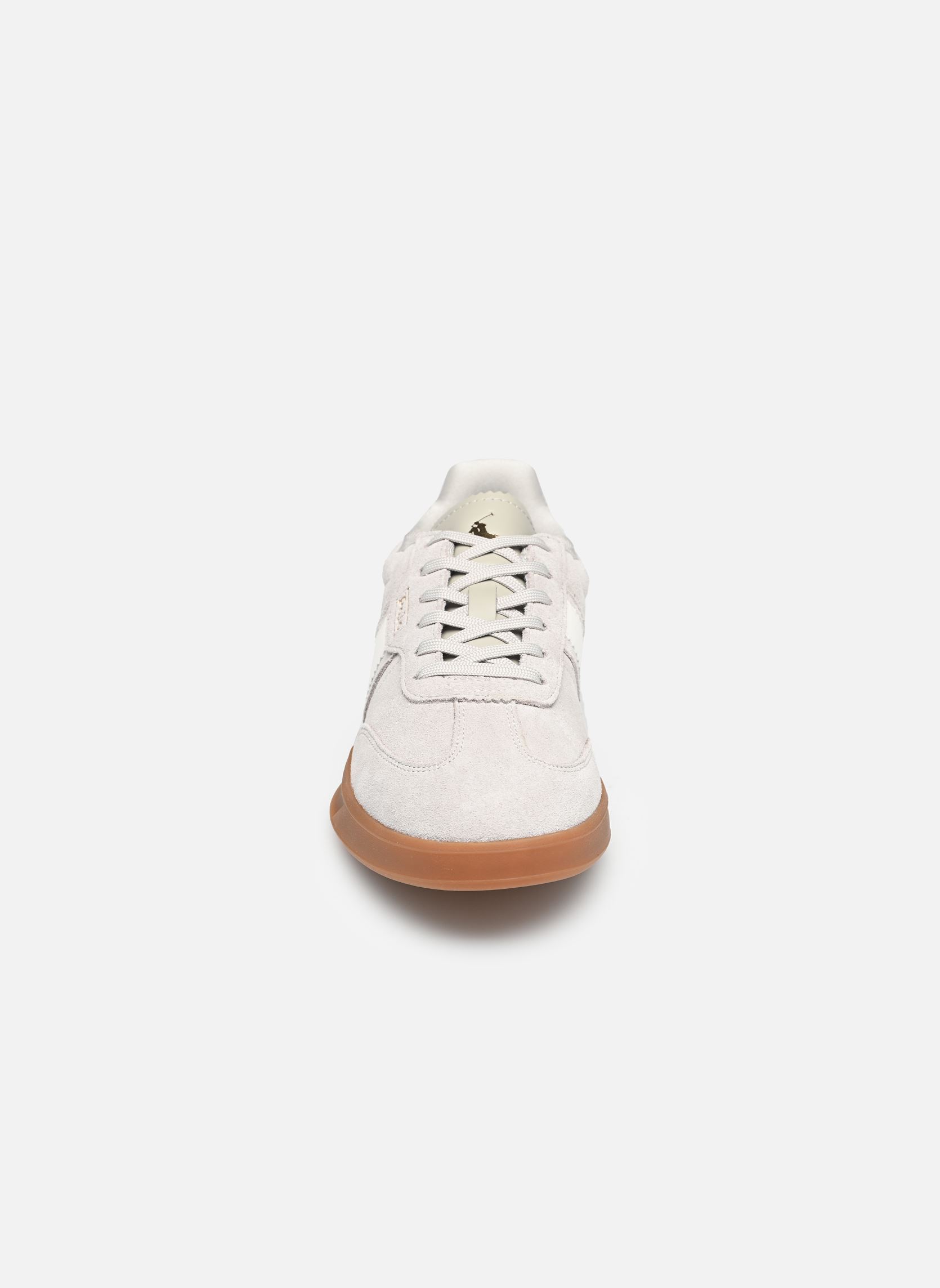Niedrige Sneaker HTR AERA damen grau Polo Ralph Lauren Niedrige Sneaker HTR AERA damen grau TAUPE GREY/DECKWASH WHITE