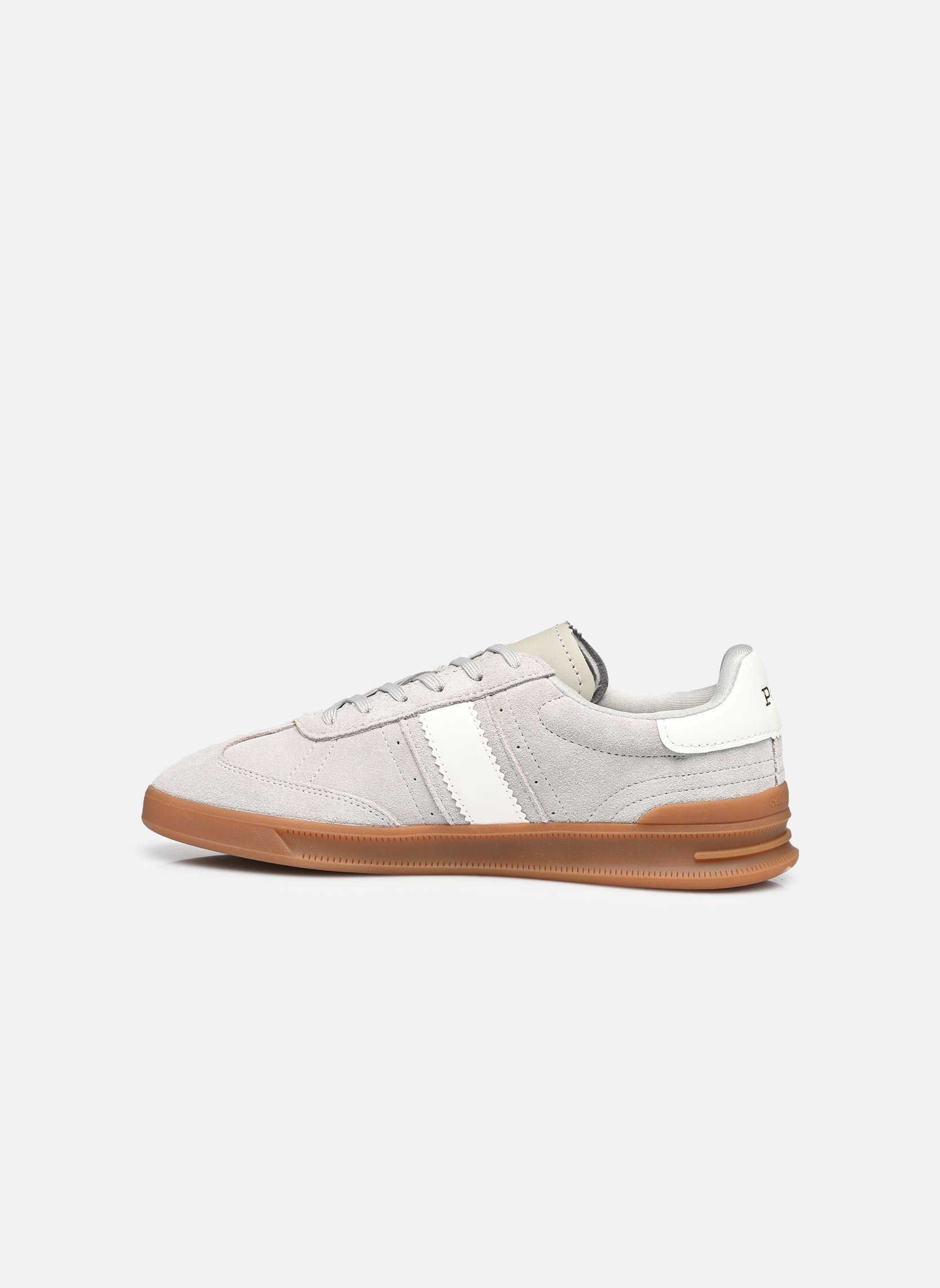 Niedrige Sneaker HTR AERA damen grau Polo Ralph Lauren Niedrige Sneaker HTR AERA damen grau TAUPE GREY/DECKWASH WHITE