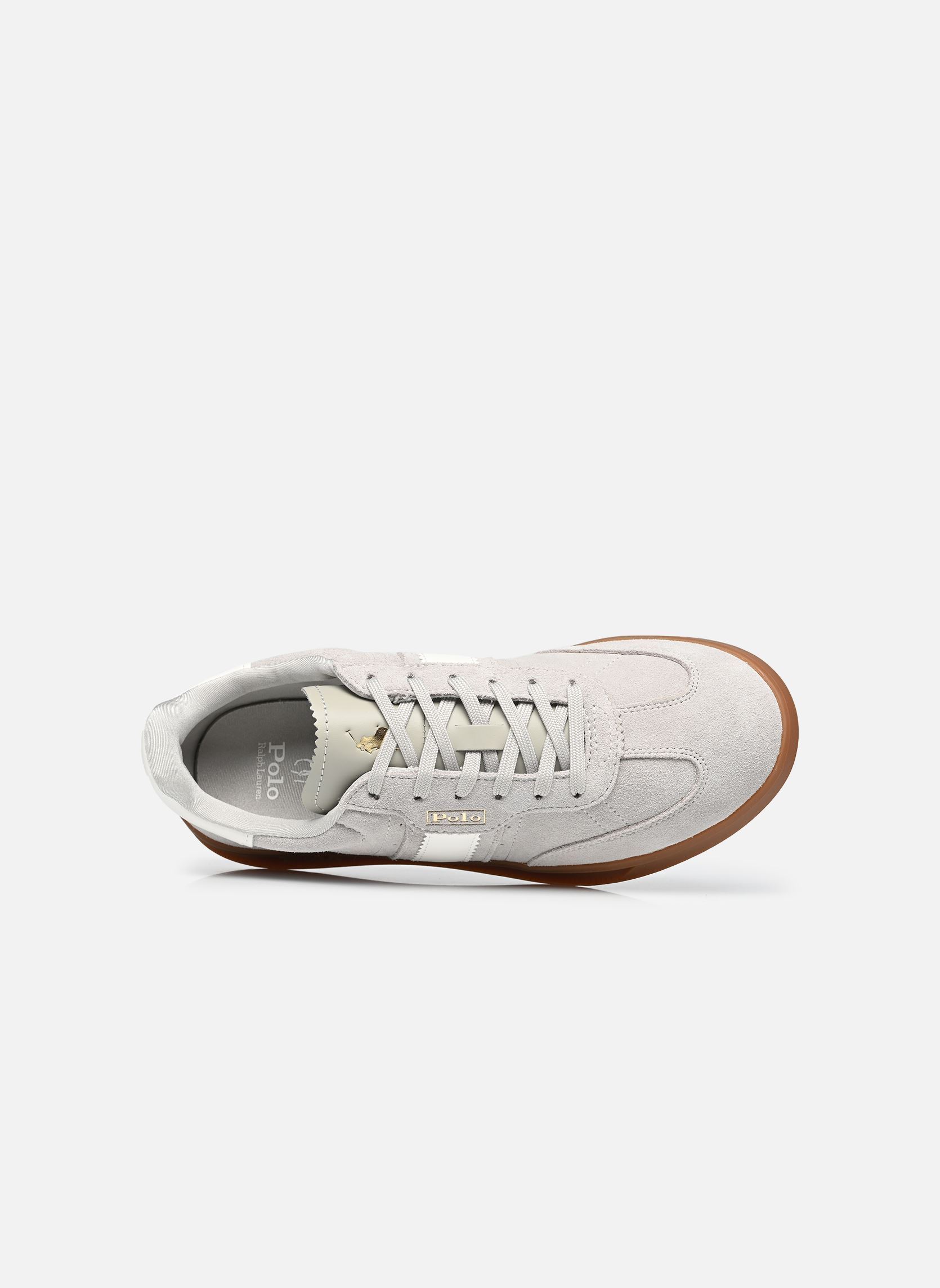 Niedrige Sneaker HTR AERA damen grau Polo Ralph Lauren Niedrige Sneaker HTR AERA damen grau TAUPE GREY/DECKWASH WHITE