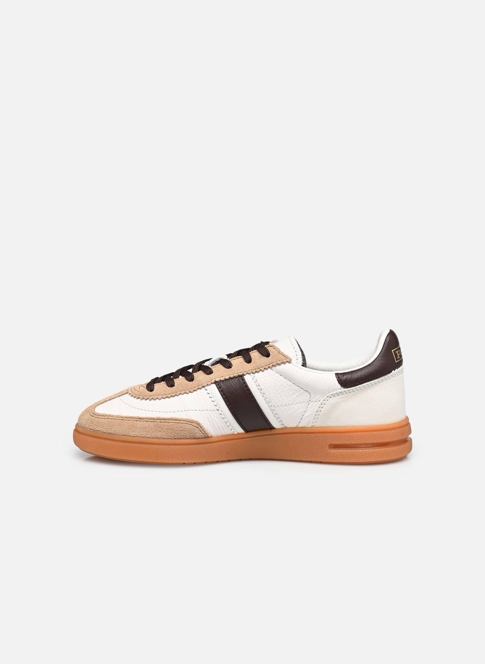 Lage sneakers BEDFORD dames meerkleurig Polo Ralph Lauren Lage sneakers BEDFORD dames meerkleurig DECKWASH WHITE/CLASSIC CAMEL