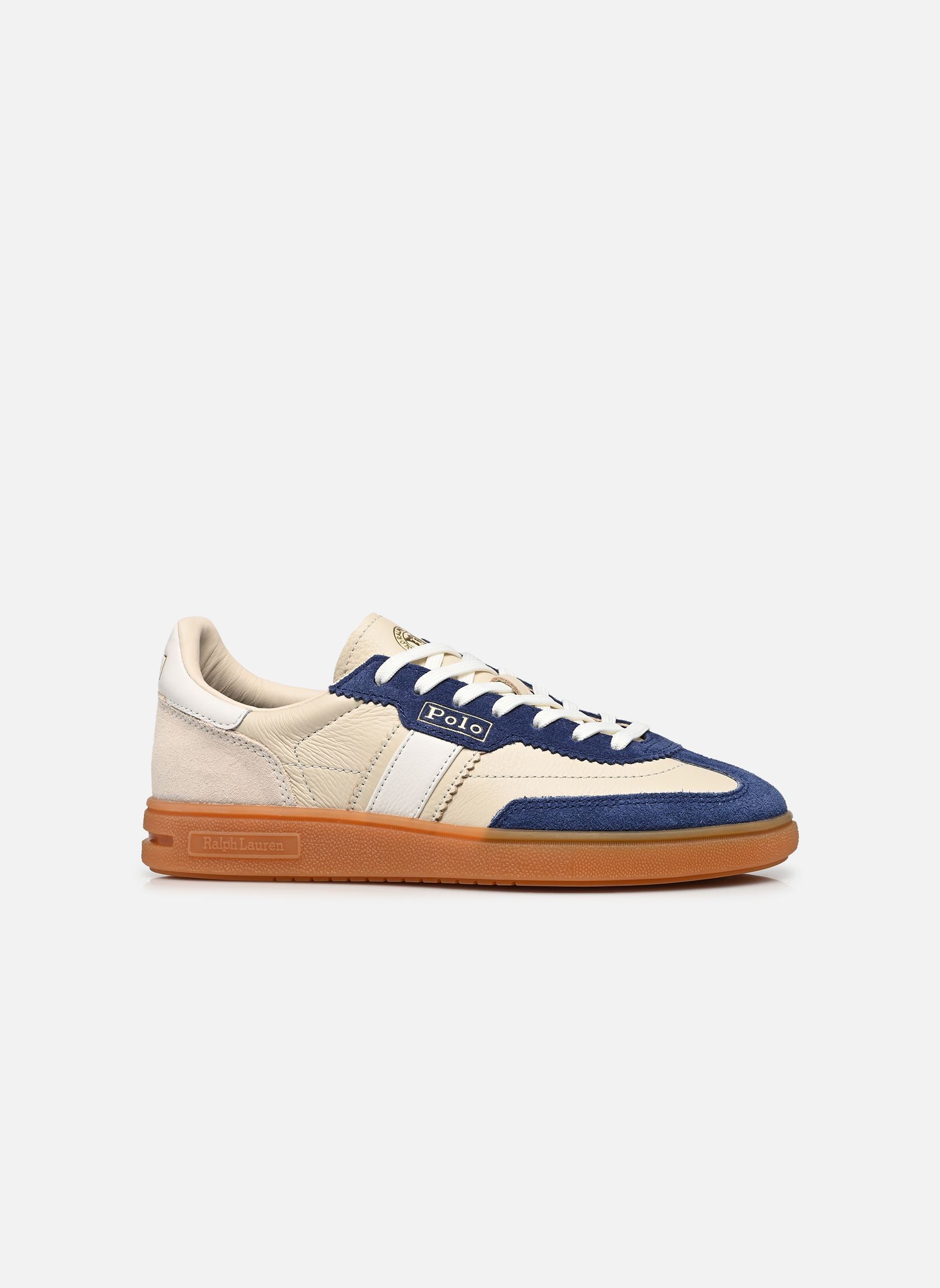 Baskets basses BEDFORD femme beige Polo Ralph Lauren Baskets basses BEDFORD femme beige FL CREM/LIGHT NVY/DWSH WHITE