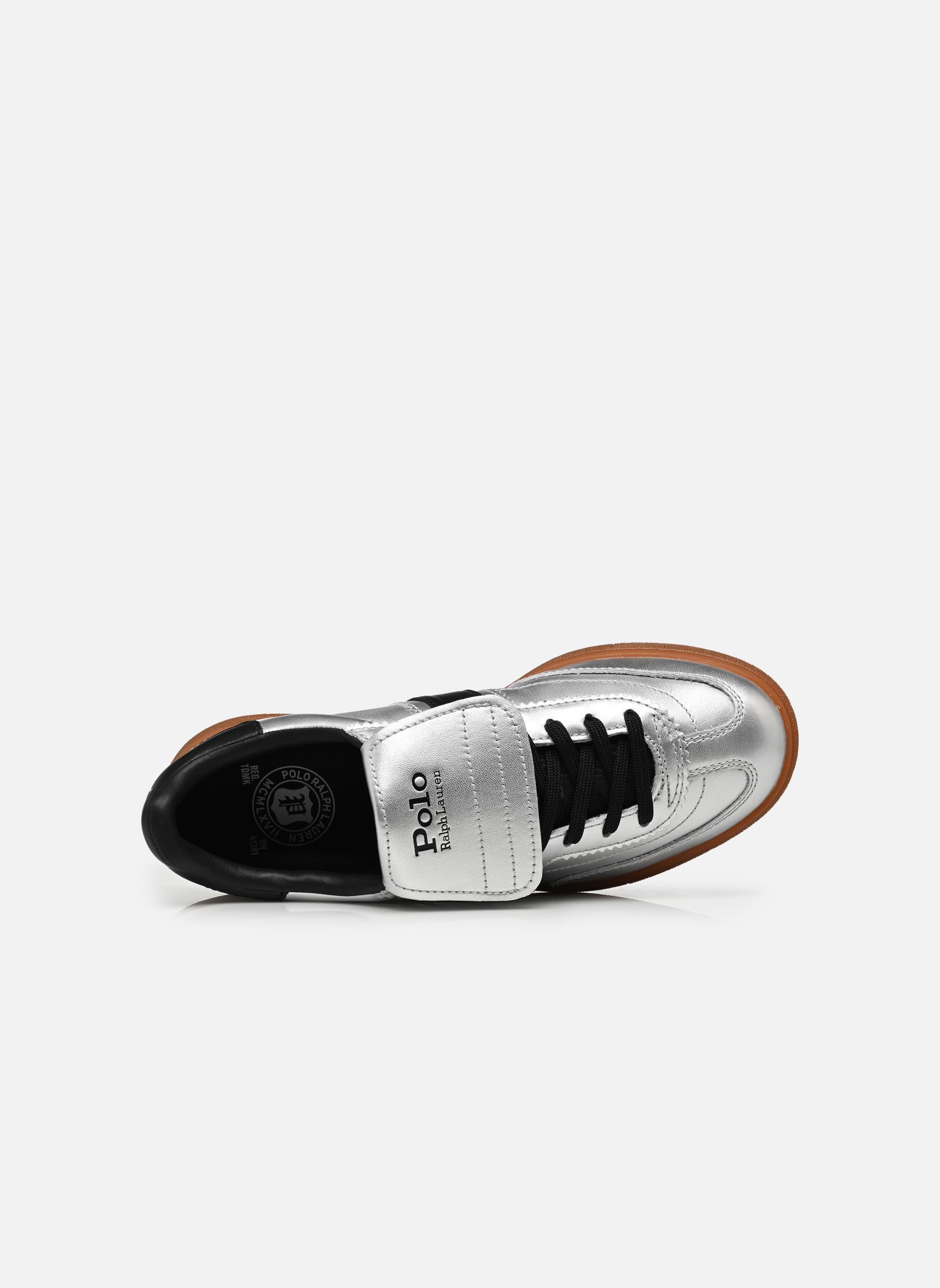 Baskets basses BEDFORD FT femme argent Polo Ralph Lauren Baskets basses BEDFORD FT femme argent SILVER/BLACK