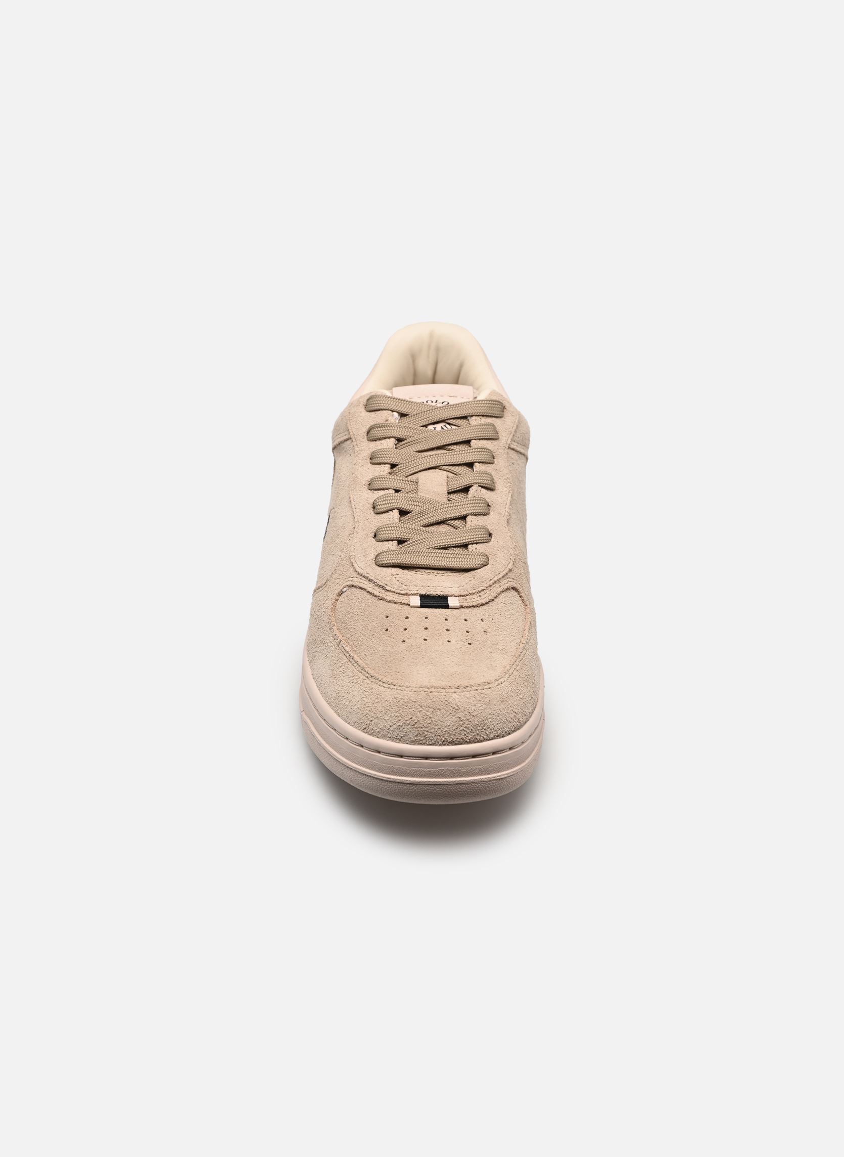 Baskets basses MASTER COURT RIB homme beige Polo Ralph Lauren Baskets basses MASTER COURT RIB homme beige TONAL MILKSHAKE