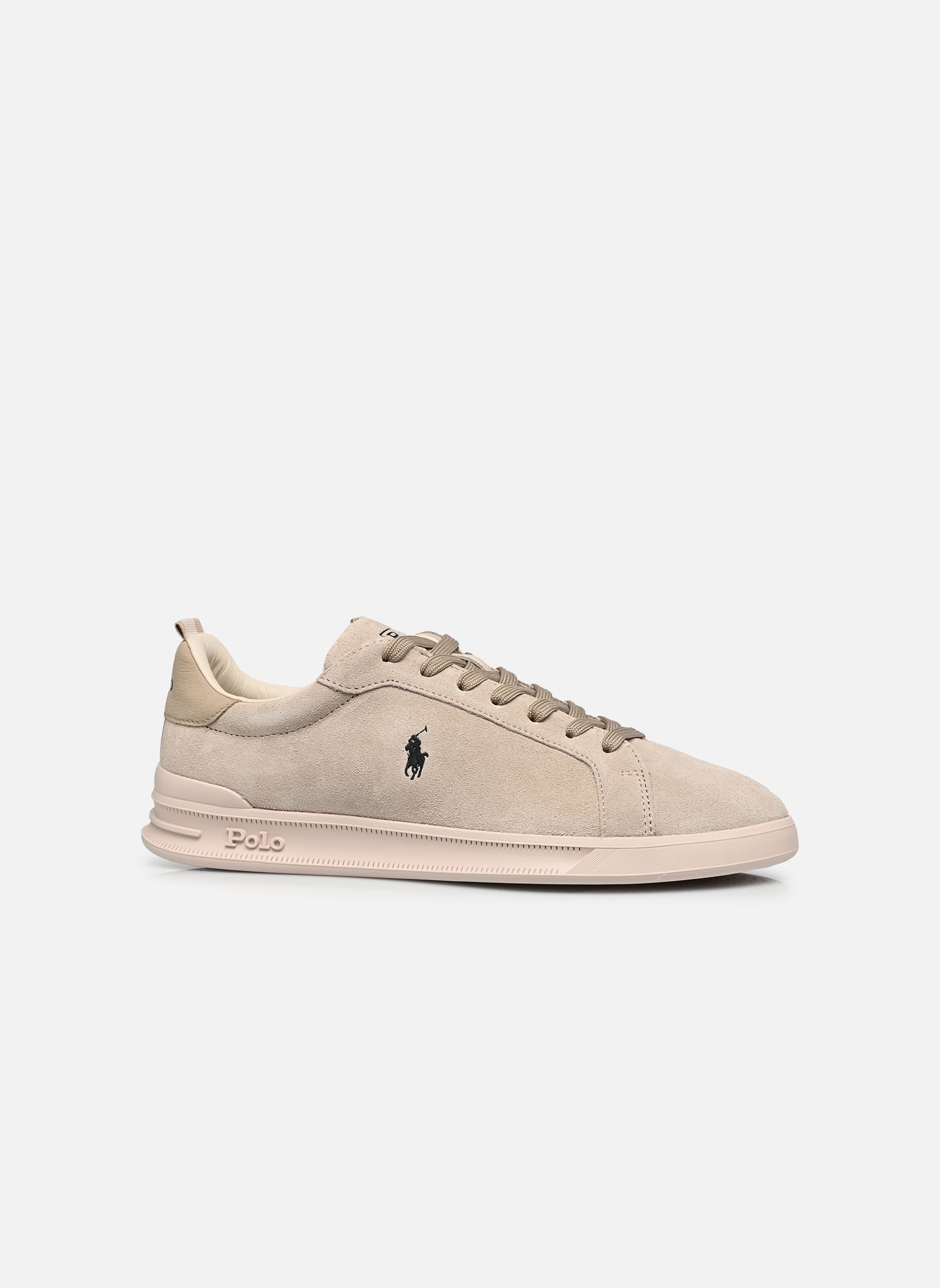Baskets basses HERITAGE COURT RIB homme beige Polo Ralph Lauren Baskets basses HERITAGE COURT RIB homme beige TONAL MILKSHAKE