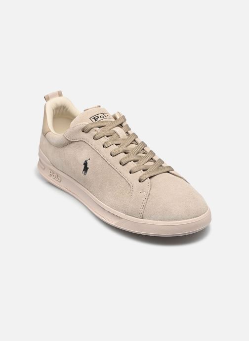 Polo Ralph Lauren Baskets basses HERITAGE COURT RIB homme beige