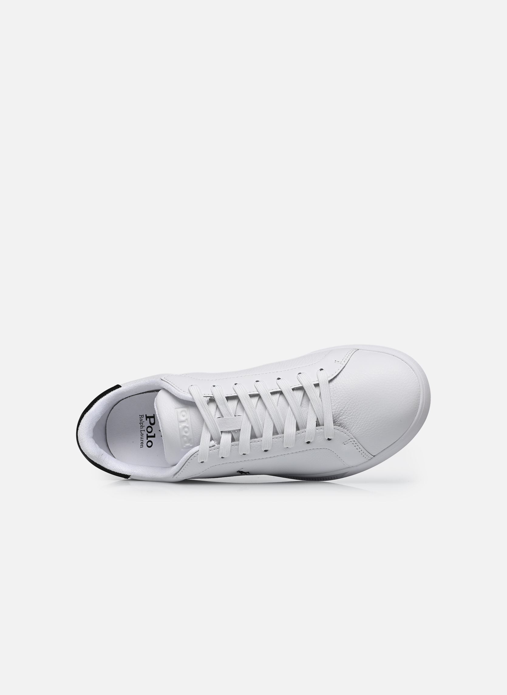 Baskets basses HERITAGE COURT SIG homme blanc Polo Ralph Lauren Baskets basses HERITAGE COURT SIG homme blanc White/black