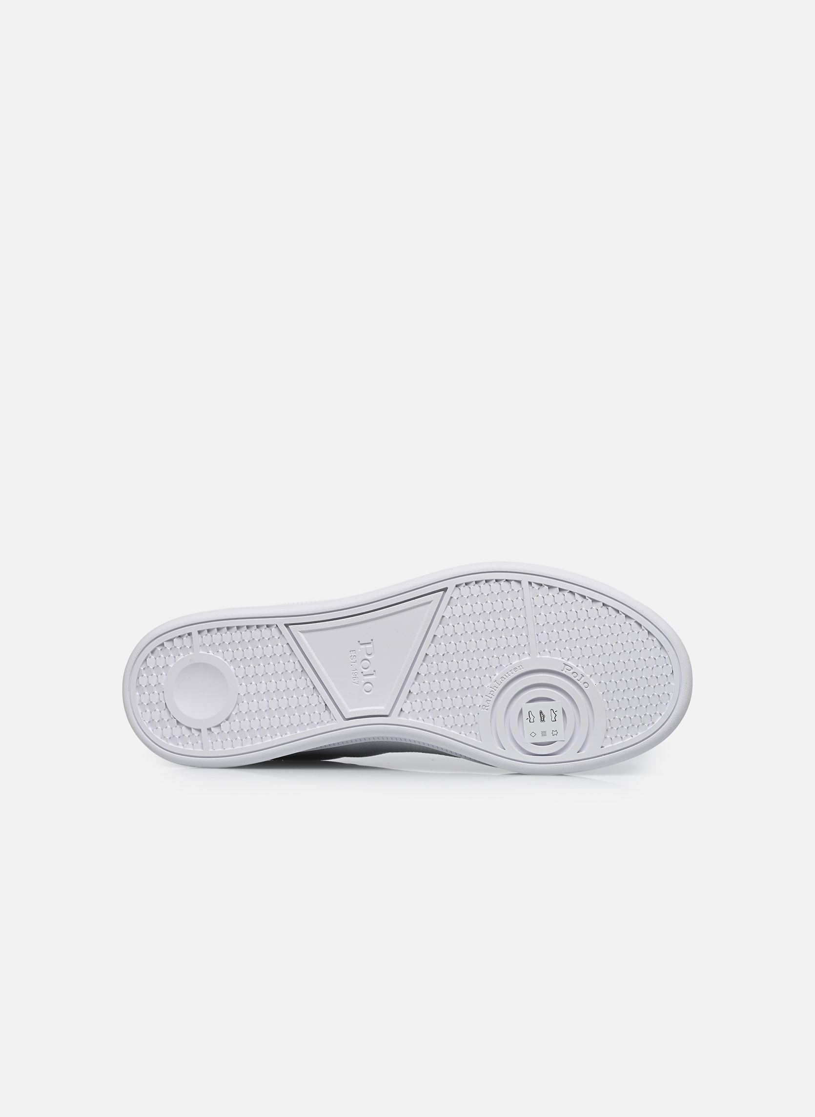 Baskets basses HERITAGE COURT SIG homme blanc Polo Ralph Lauren Baskets basses HERITAGE COURT SIG homme blanc White/black