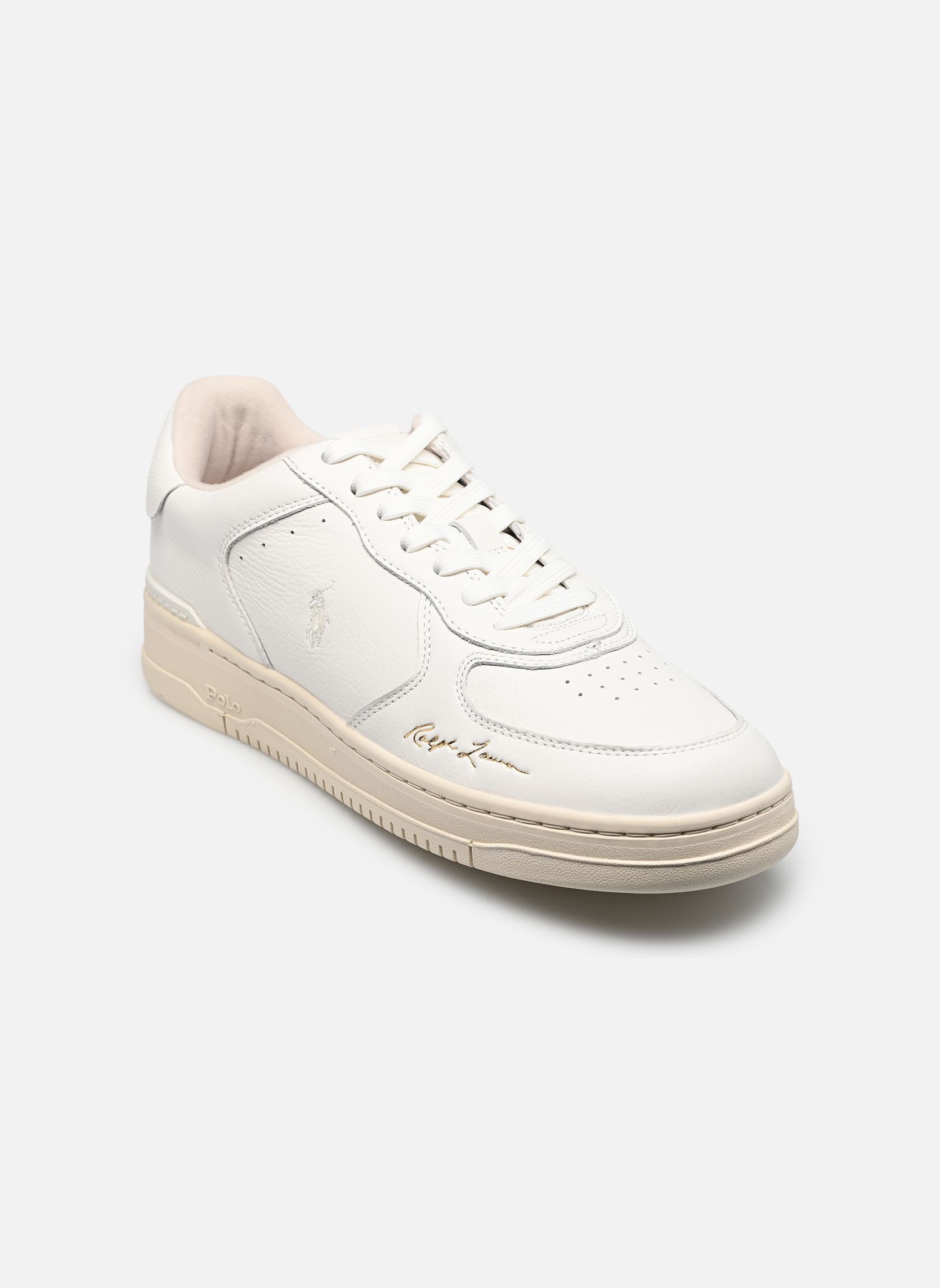 Niedrige Sneaker MASTER CT SIG herren weiß Polo Ralph Lauren Niedrige Sneaker MASTER CT SIG herren weiß DECKWASH WHITE