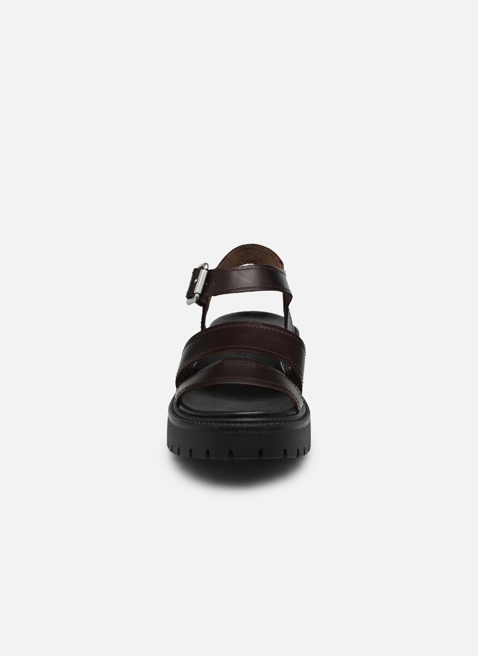 Sandales compensées et plateformes BACKSTRAP SANDAL B femme marron Timberland Sandales compensées et plateformes BACKSTRAP SANDAL B femme marron DARK BROWN FULL GRAIN