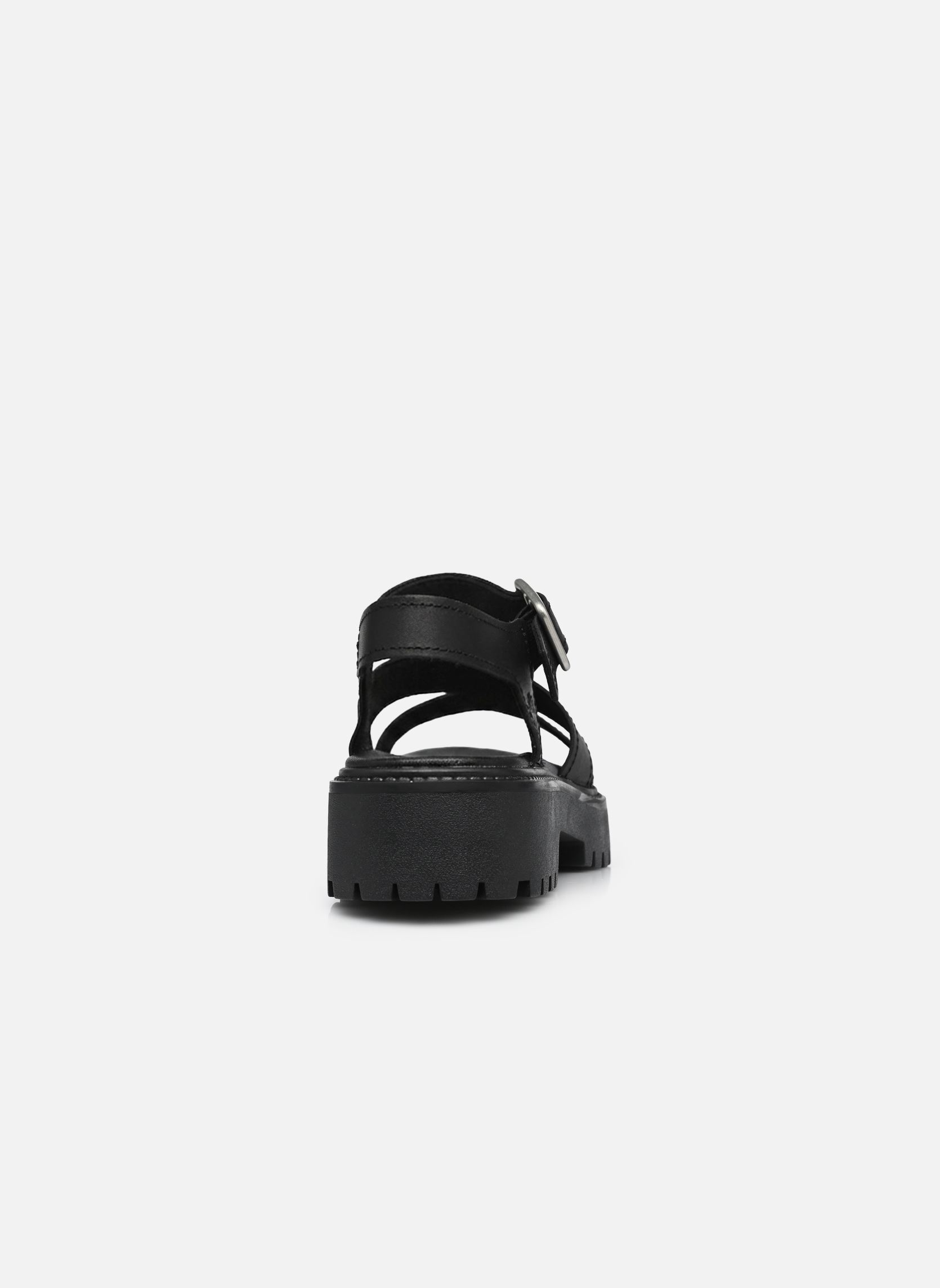 Sandalen met sleehak en plateau BACKSTRAP SANDAL B dames zwart Timberland Sandalen met sleehak en plateau BACKSTRAP SANDAL B dames zwart BLACK FULL GRAIN 1