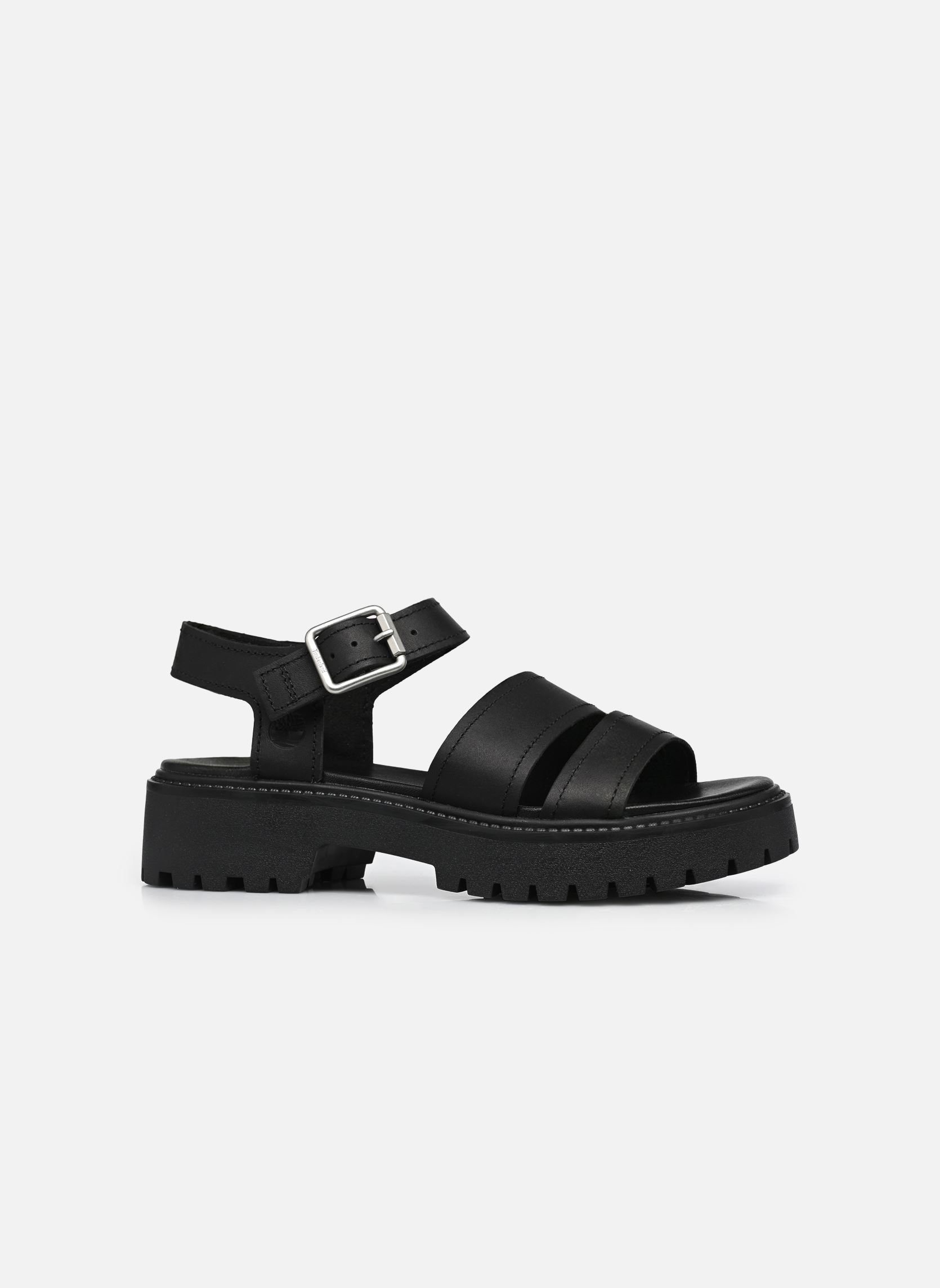 Sandalen met sleehak en plateau BACKSTRAP SANDAL B dames zwart Timberland Sandalen met sleehak en plateau BACKSTRAP SANDAL B dames zwart BLACK FULL GRAIN 1