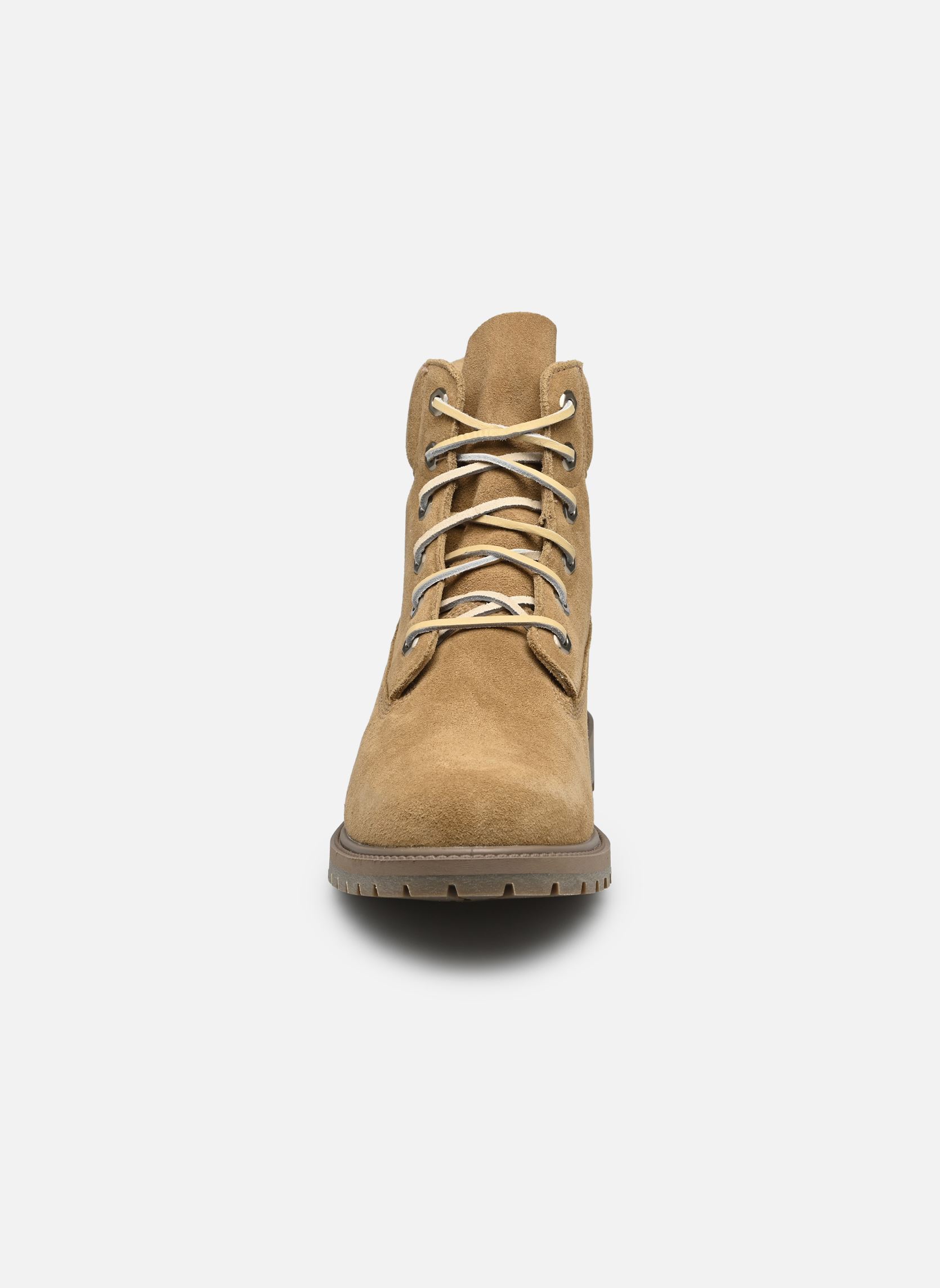 Veterlaarsjes 6 IN LACE WATERPROOF BOOT A dames beige Timberland Veterlaarsjes 6 IN LACE WATERPROOF BOOT A dames beige MEDIUM BEIGE SUEDE