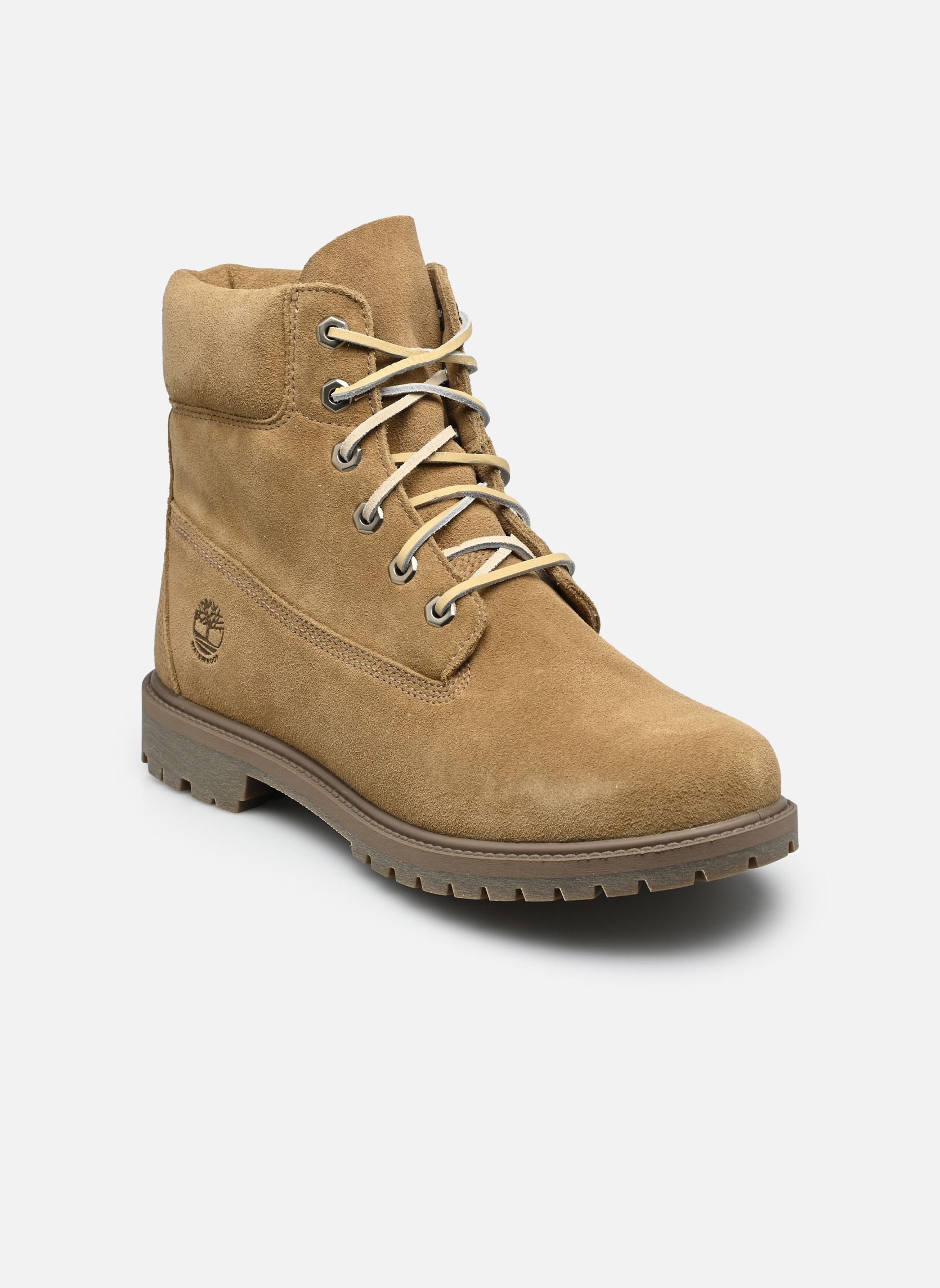 Veterlaarsjes 6 IN LACE WATERPROOF BOOT A dames beige Timberland Veterlaarsjes 6 IN LACE WATERPROOF BOOT A dames beige MEDIUM BEIGE SUEDE