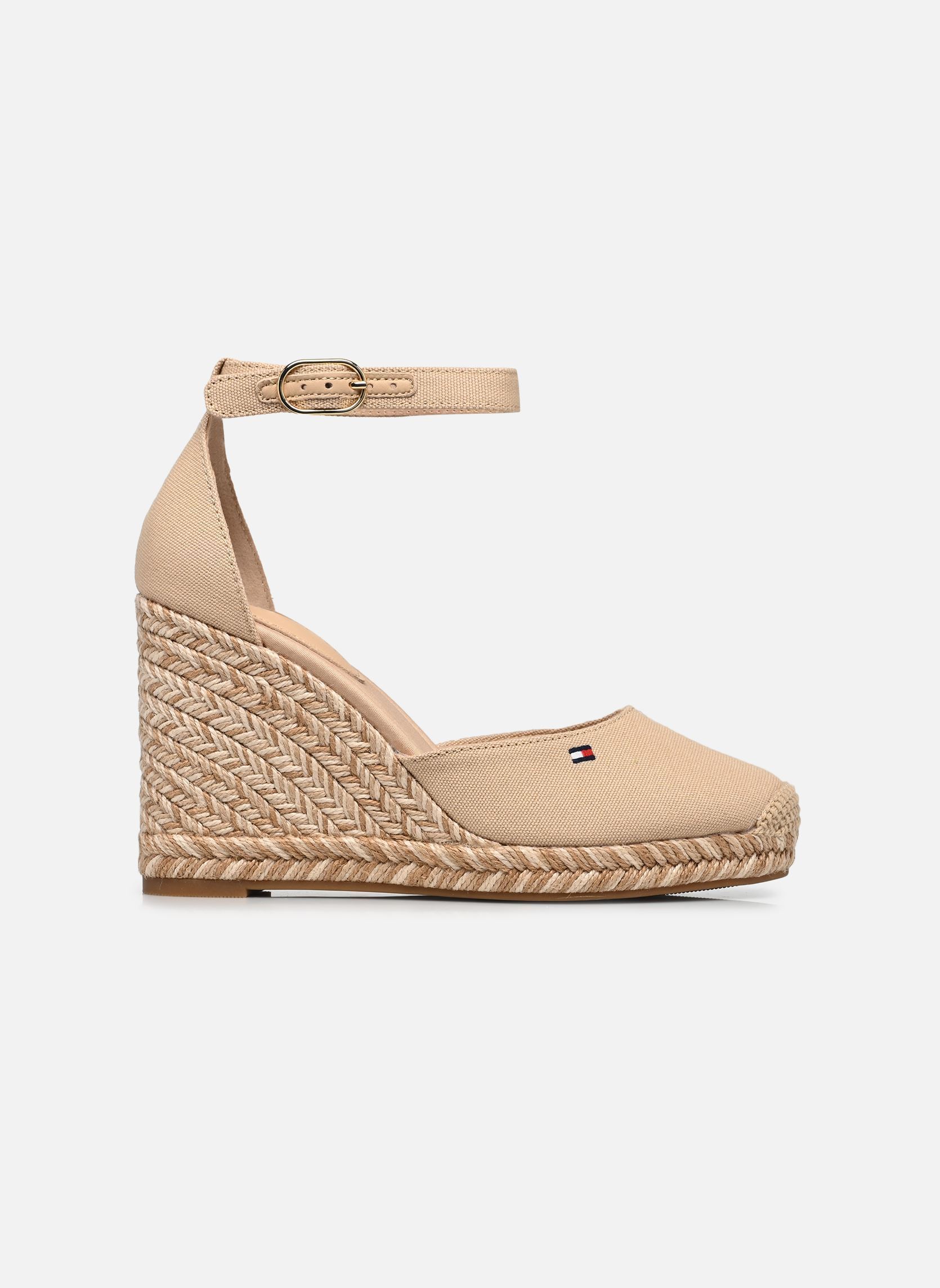 Espadrilles compensées et plateformes FLAG HIGH WEDGE ESPA B femme beige Tommy Hilfiger Espadrilles compensées et plateformes FLAG HIGH WEDGE ESPA B femme beige BEIGE