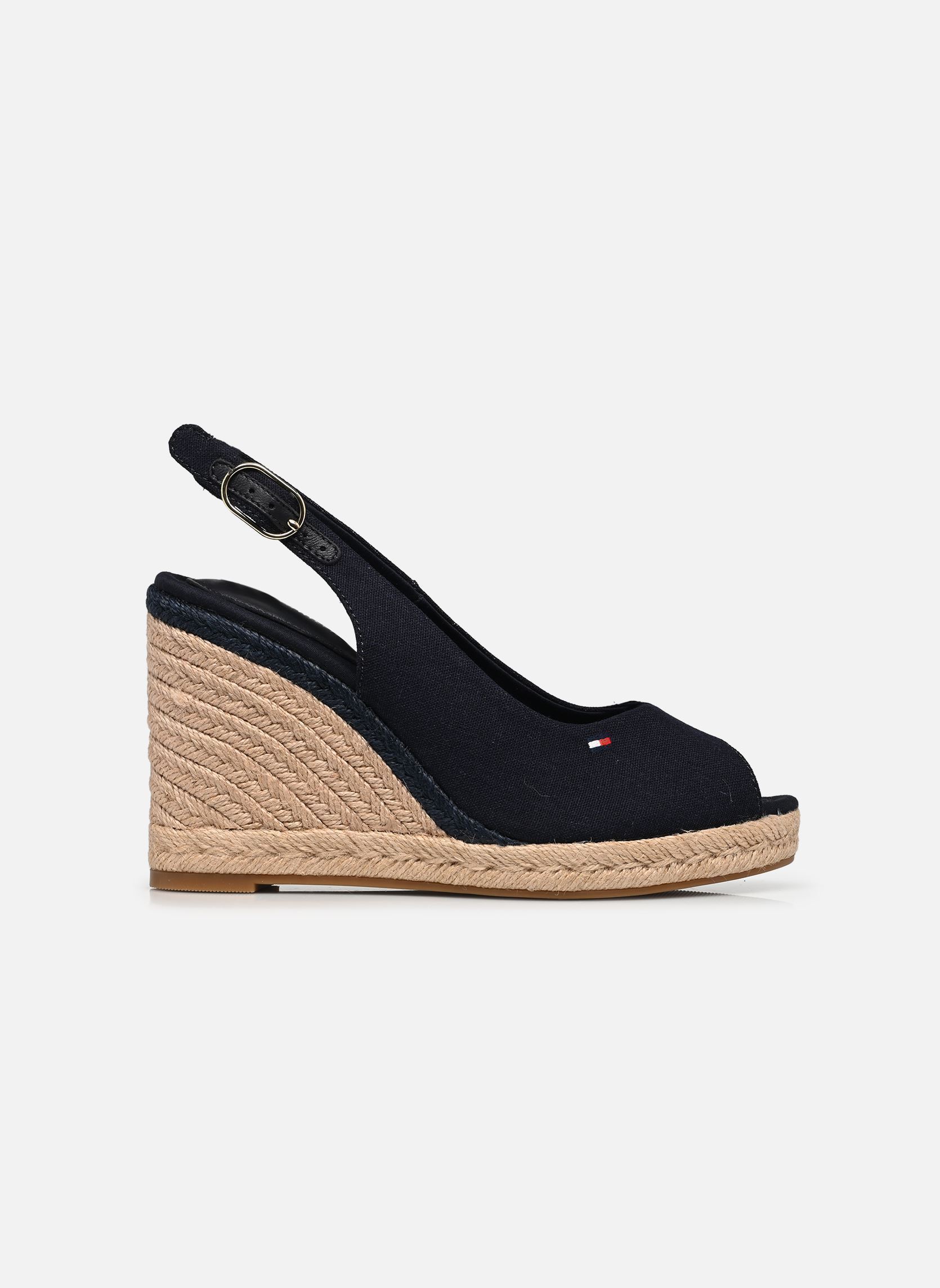 Espadrilles compensées et plateformes FLAG HIGH WEDGE ESPA A femme bleu Tommy Hilfiger Espadrilles compensées et plateformes FLAG HIGH WEDGE ESPA A femme bleu BLUE