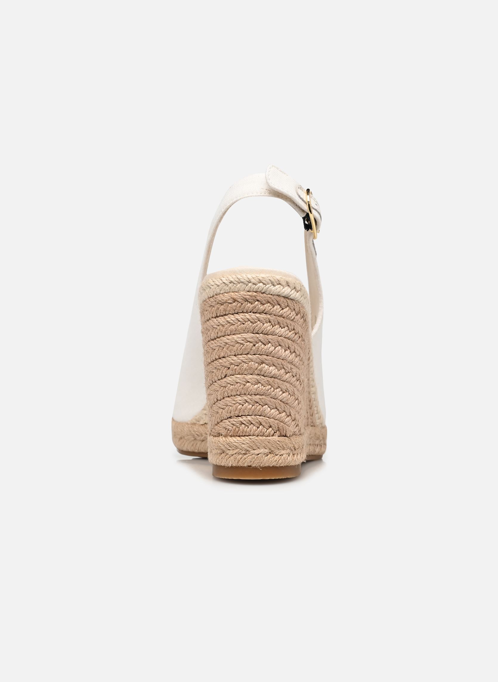 Espadrilles compensées et plateformes FLAG HIGH WEDGE ESPA A femme blanc Tommy Hilfiger Espadrilles compensées et plateformes FLAG HIGH WEDGE ESPA A femme blanc WHITE