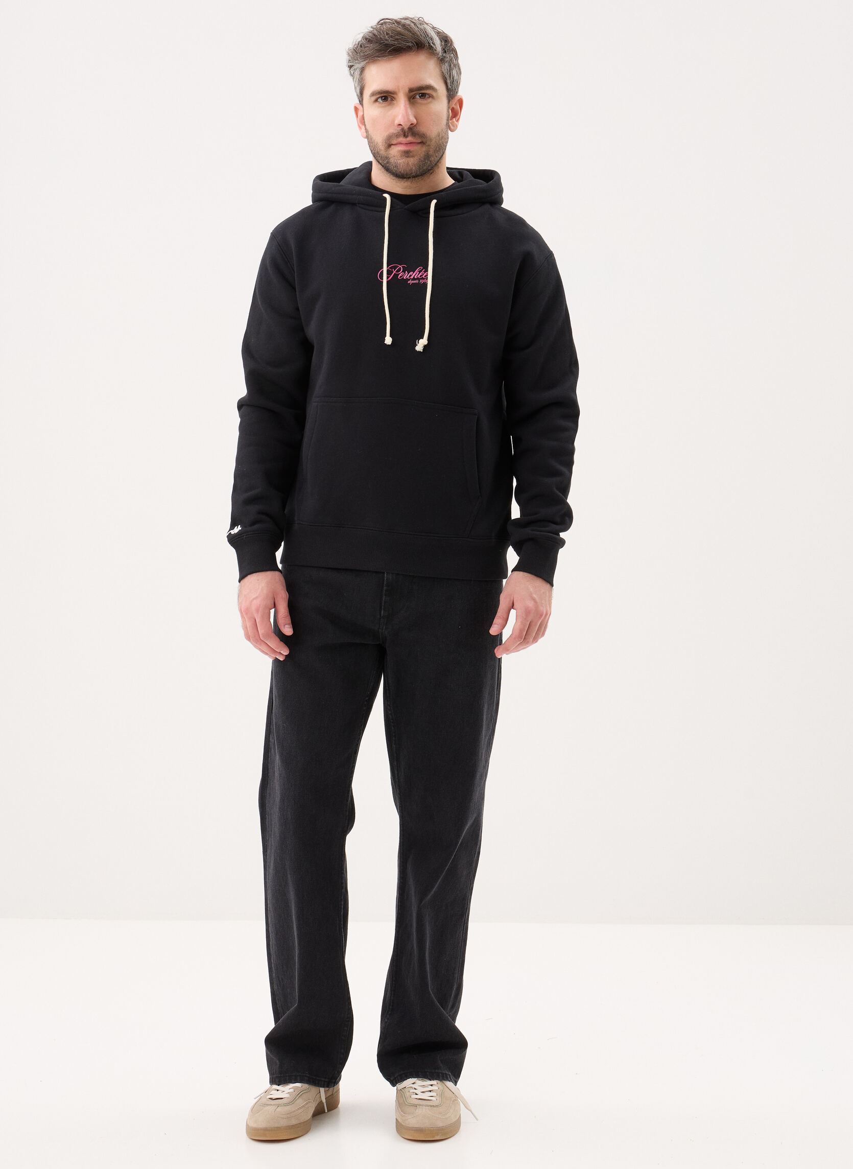 Kapuzenpullover AUTHENTIC GRAMYS BLANK herren schwarz Kappa Kapuzenpullover AUTHENTIC GRAMYS BLANK herren schwarz BLACK