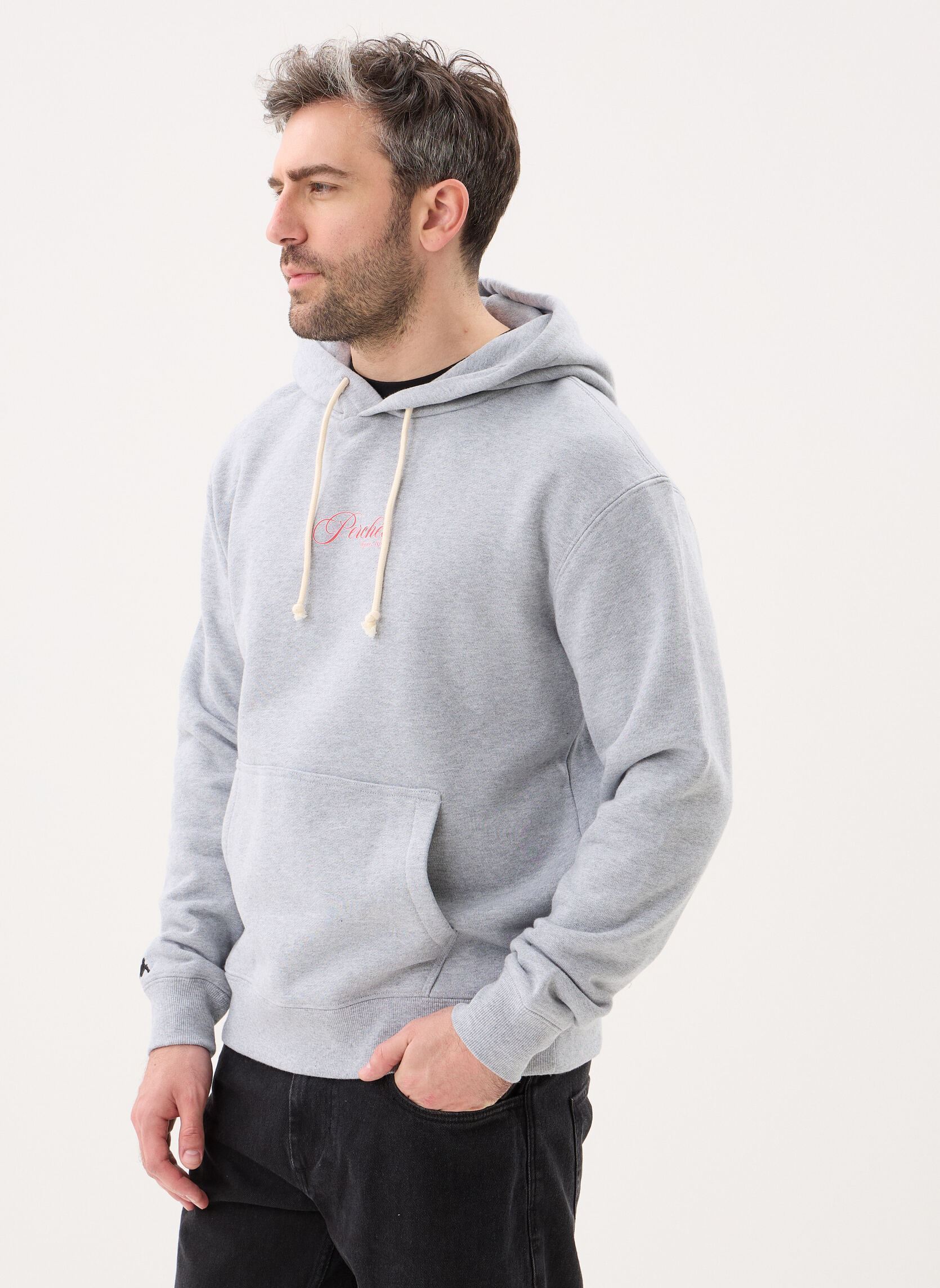 Kapuzenpullover AUTHENTIC GRAMYS BLANK herren grau Kappa Kapuzenpullover AUTHENTIC GRAMYS BLANK herren grau GREY MD