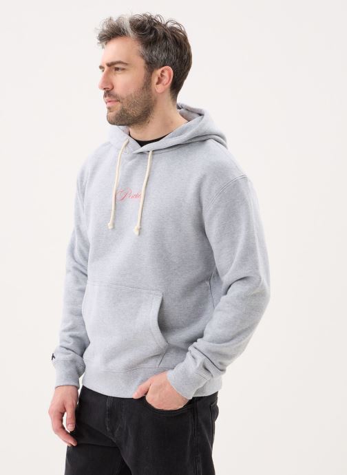 Kappa Sweats à capuche AUTHENTIC GRAMYS BLANK homme gris