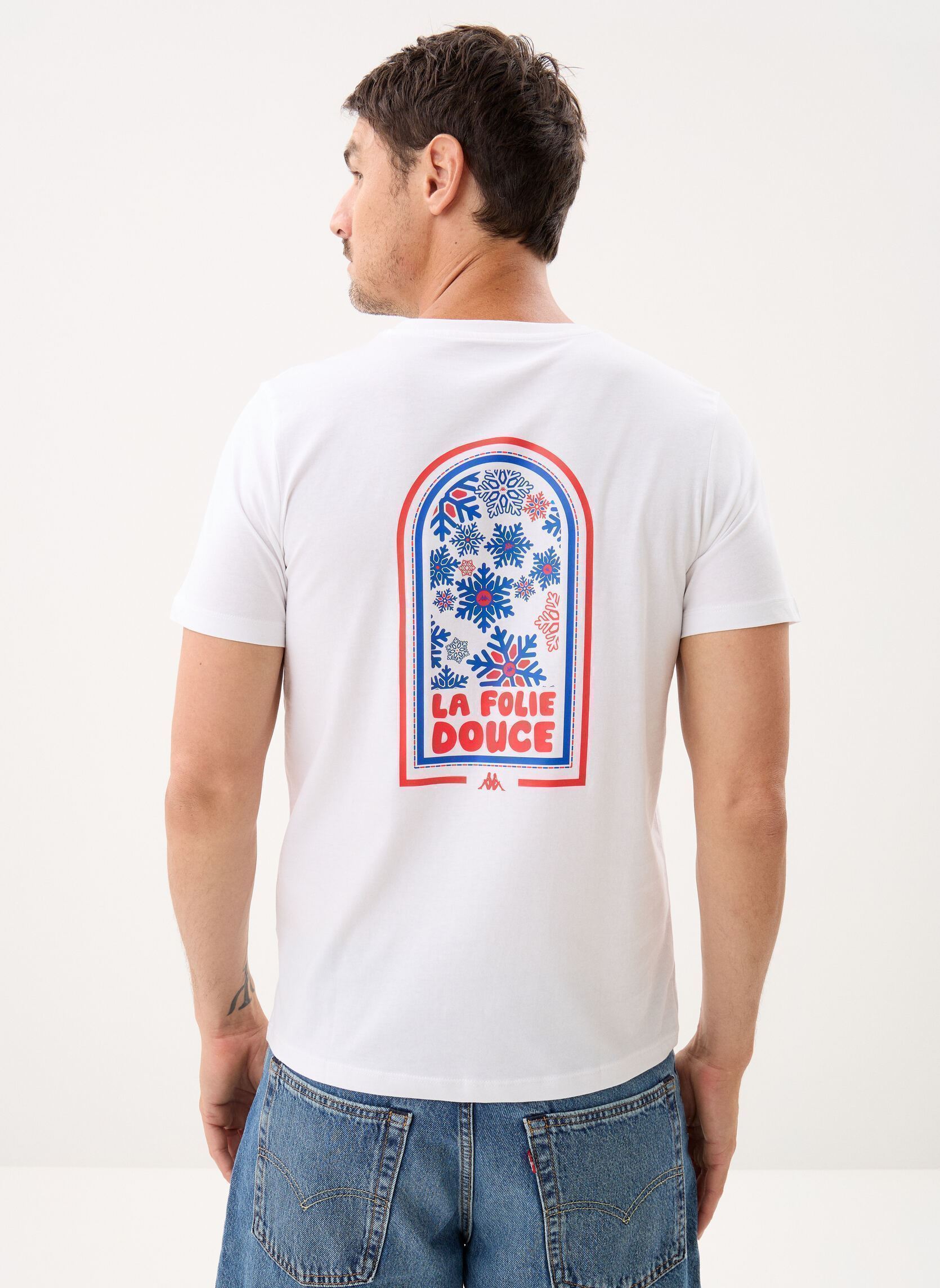 T-shirts JENNO heren wit Kappa T-shirts JENNO heren wit WHITE