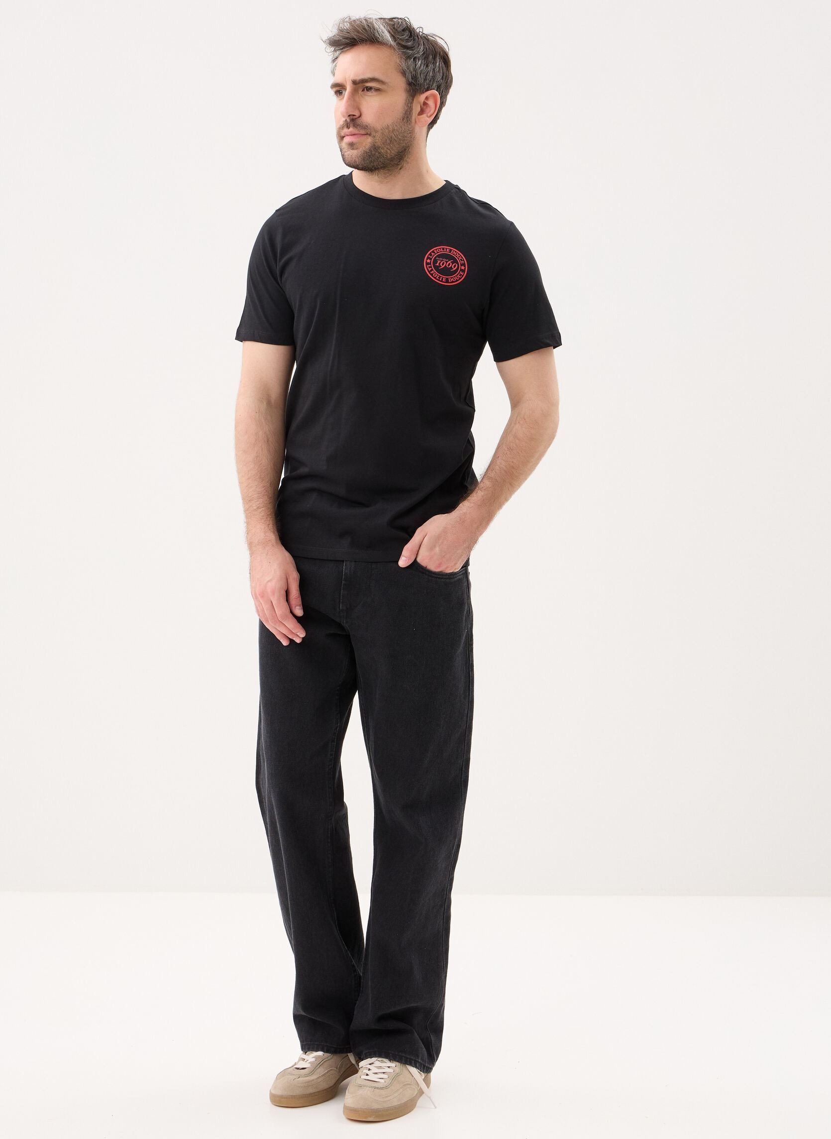 Tee-shirts JENNO homme noir Kappa Tee-shirts JENNO homme noir BLACK