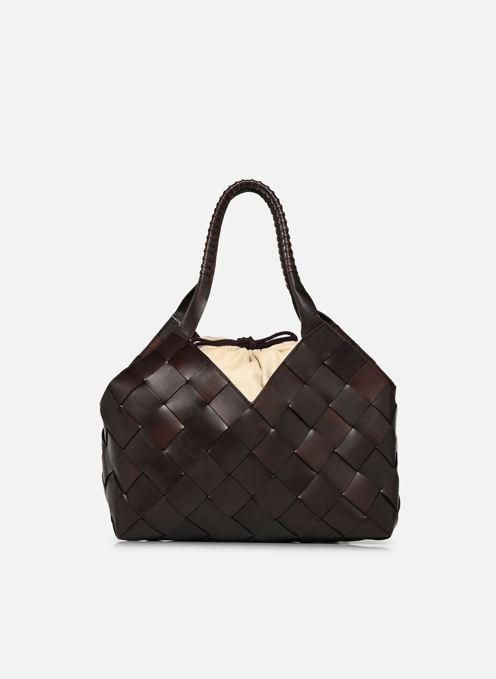 Cabas et tote bags Castello femme marron Dragon Diffusion Cabas et tote bags Castello femme marron DARK BROWN