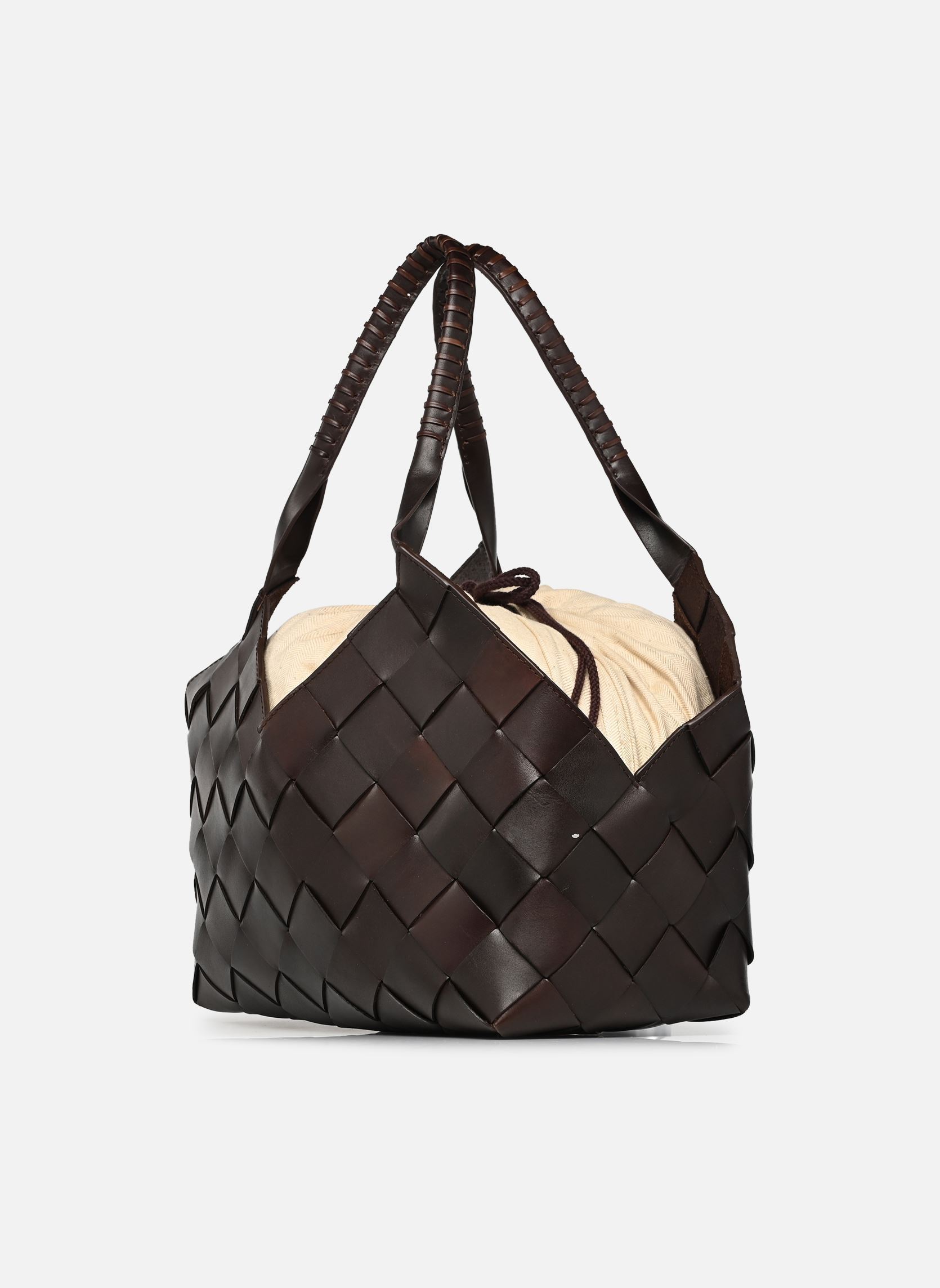 Cabas et tote bags Castello femme marron Dragon Diffusion Cabas et tote bags Castello femme marron DARK BROWN