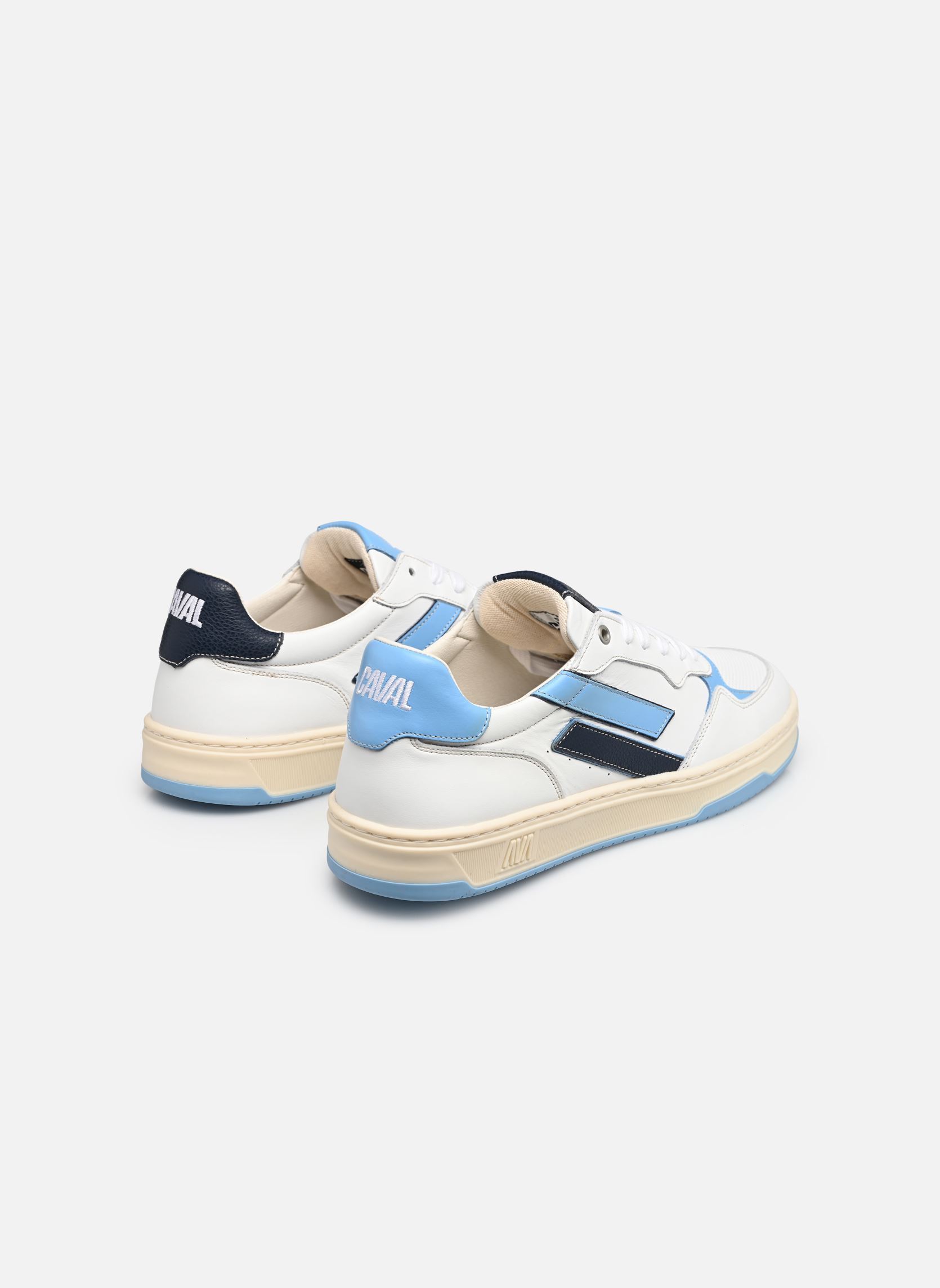 Baskets basses FLOW homme blanc Caval Baskets basses FLOW homme blanc COLD BLUE