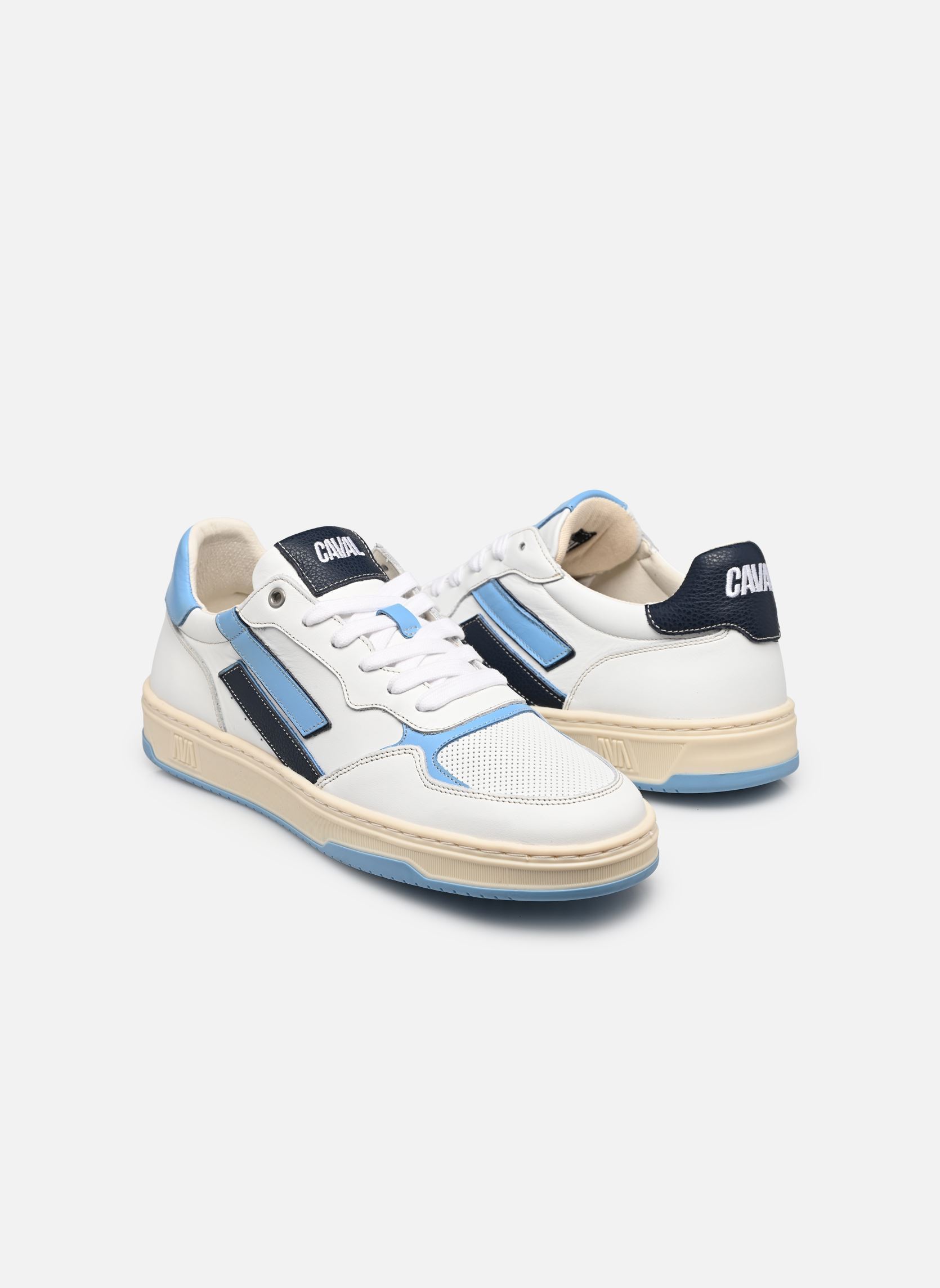 Baskets basses FLOW homme blanc Caval Baskets basses FLOW homme blanc COLD BLUE