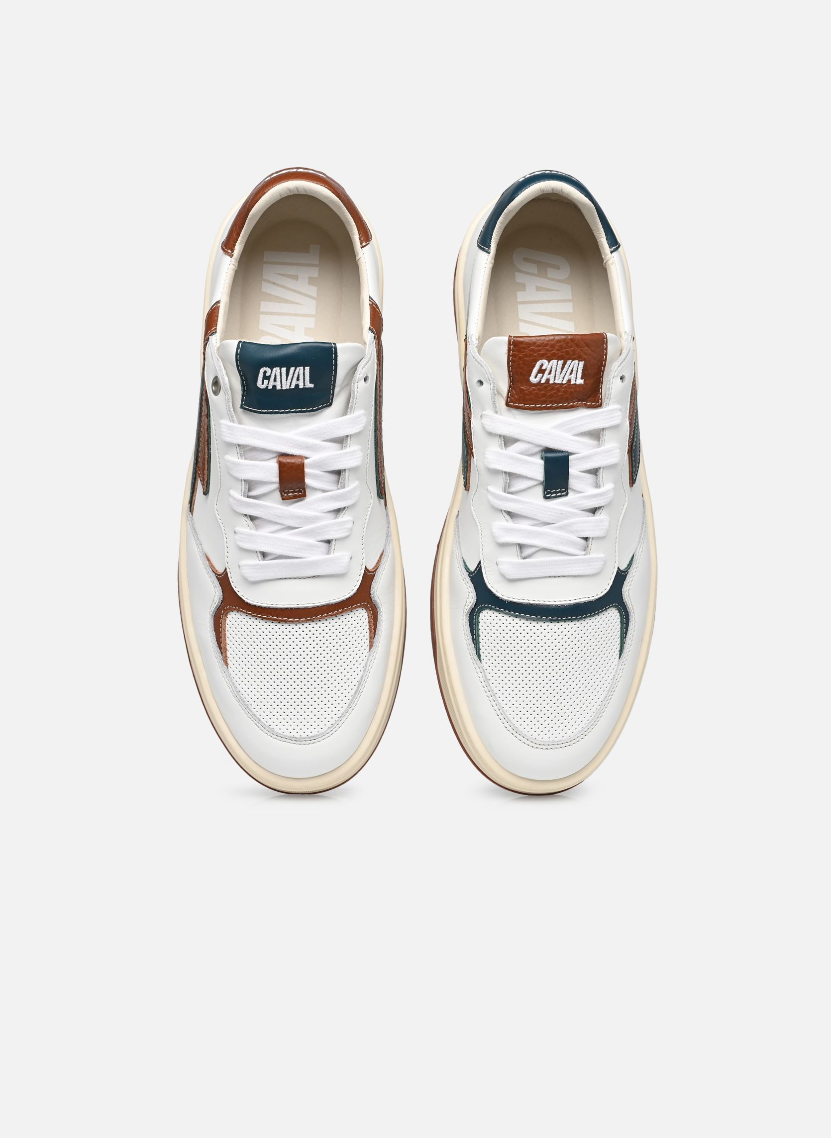 Baskets basses FLOW homme blanc Caval Baskets basses FLOW homme blanc FOREST CALL