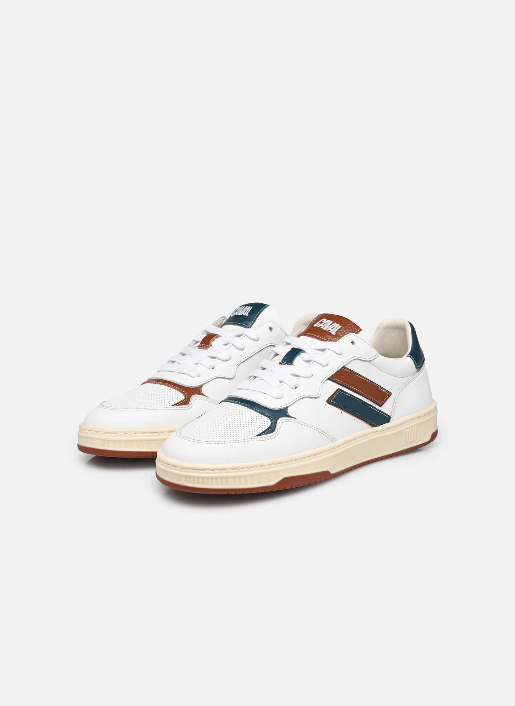 Baskets basses FLOW homme blanc Caval Baskets basses FLOW homme blanc FOREST CALL