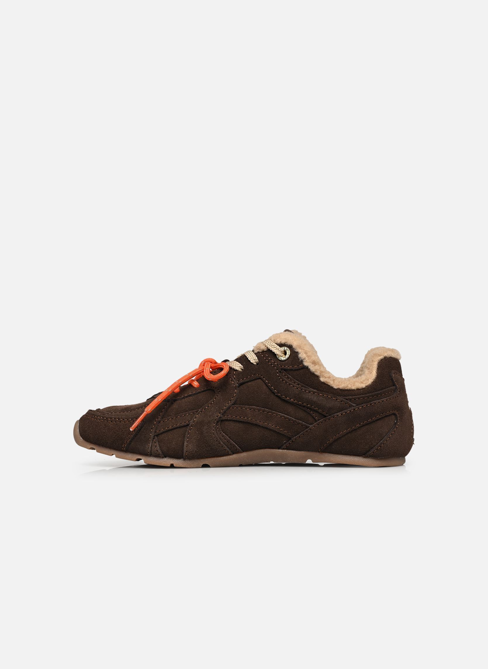 Baskets basses City Run Flat femme marron ASFVLT Baskets basses City Run Flat femme marron DARK BROWN/ SHERPA