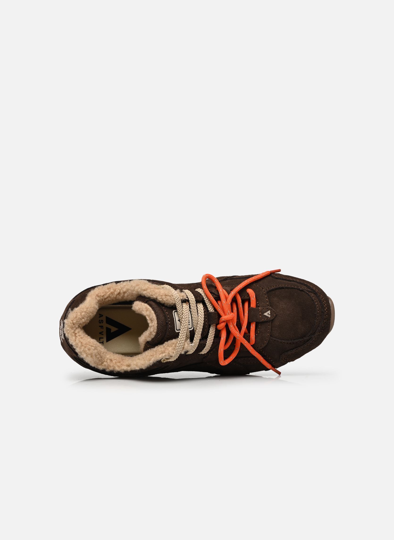 Baskets basses City Run Flat femme marron ASFVLT Baskets basses City Run Flat femme marron DARK BROWN/ SHERPA
