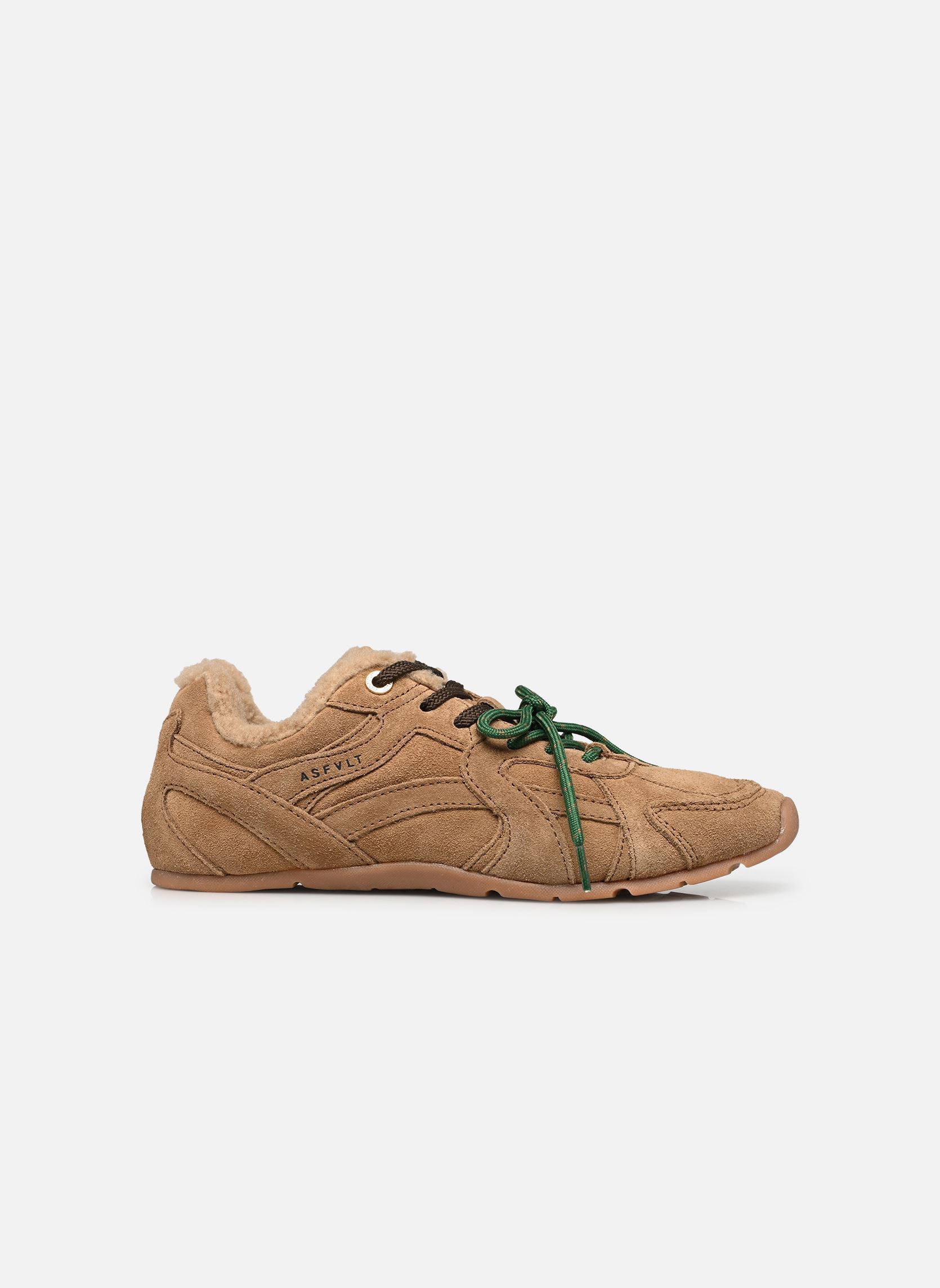 Baskets basses City Run Flat femme beige ASFVLT Baskets basses City Run Flat femme beige TANIN/GUM