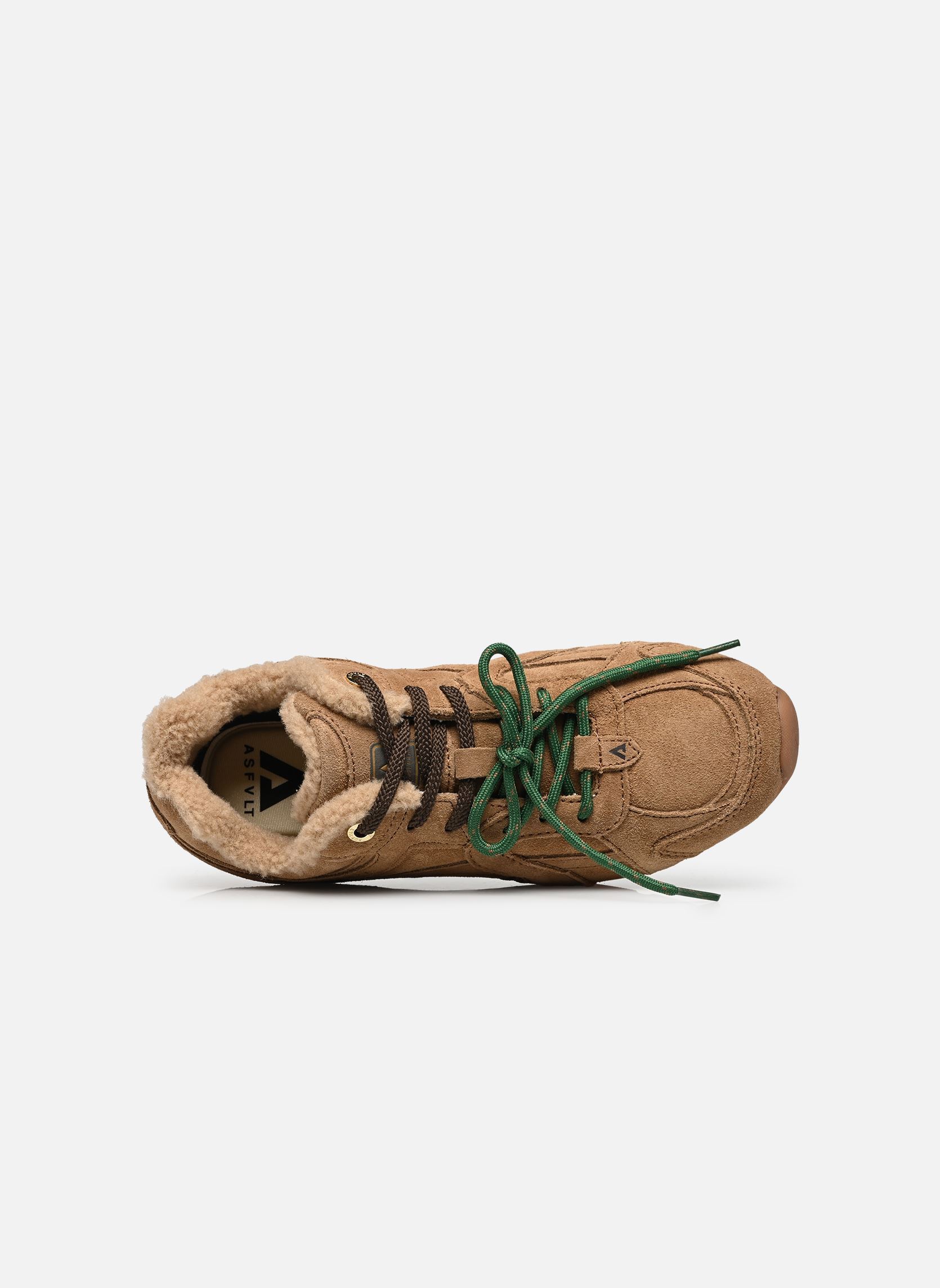 Baskets basses City Run Flat femme beige ASFVLT Baskets basses City Run Flat femme beige TANIN/GUM