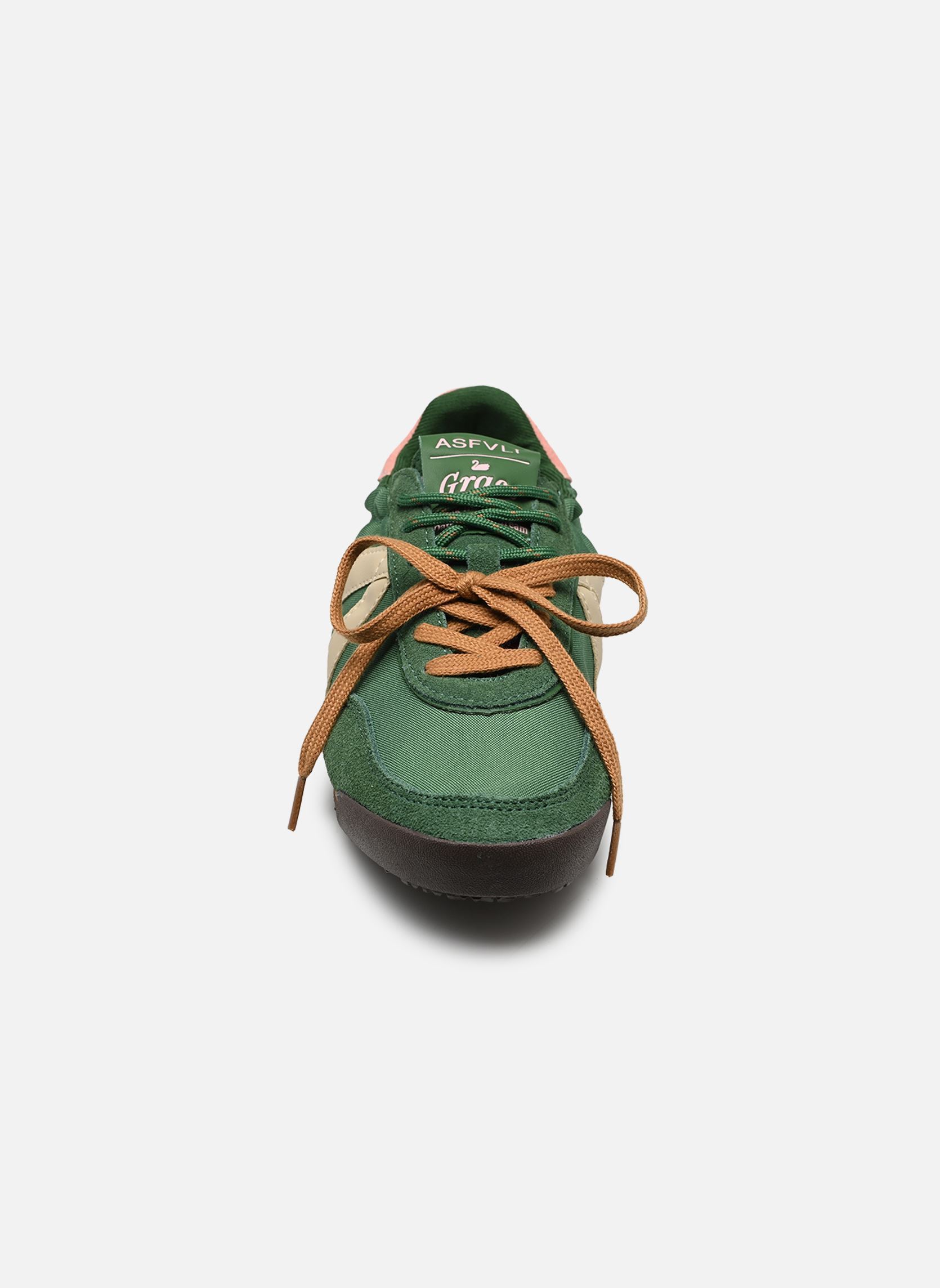 Baskets basses Grace femme vert ASFVLT Baskets basses Grace femme vert DK GREEN PINK