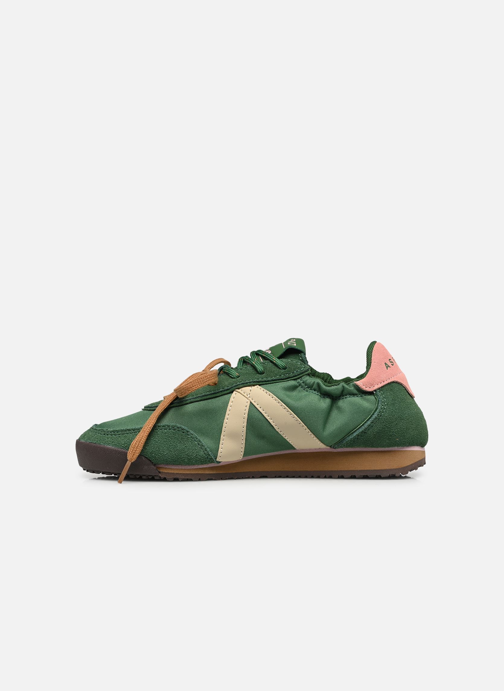 Baskets basses Grace femme vert ASFVLT Baskets basses Grace femme vert DK GREEN PINK
