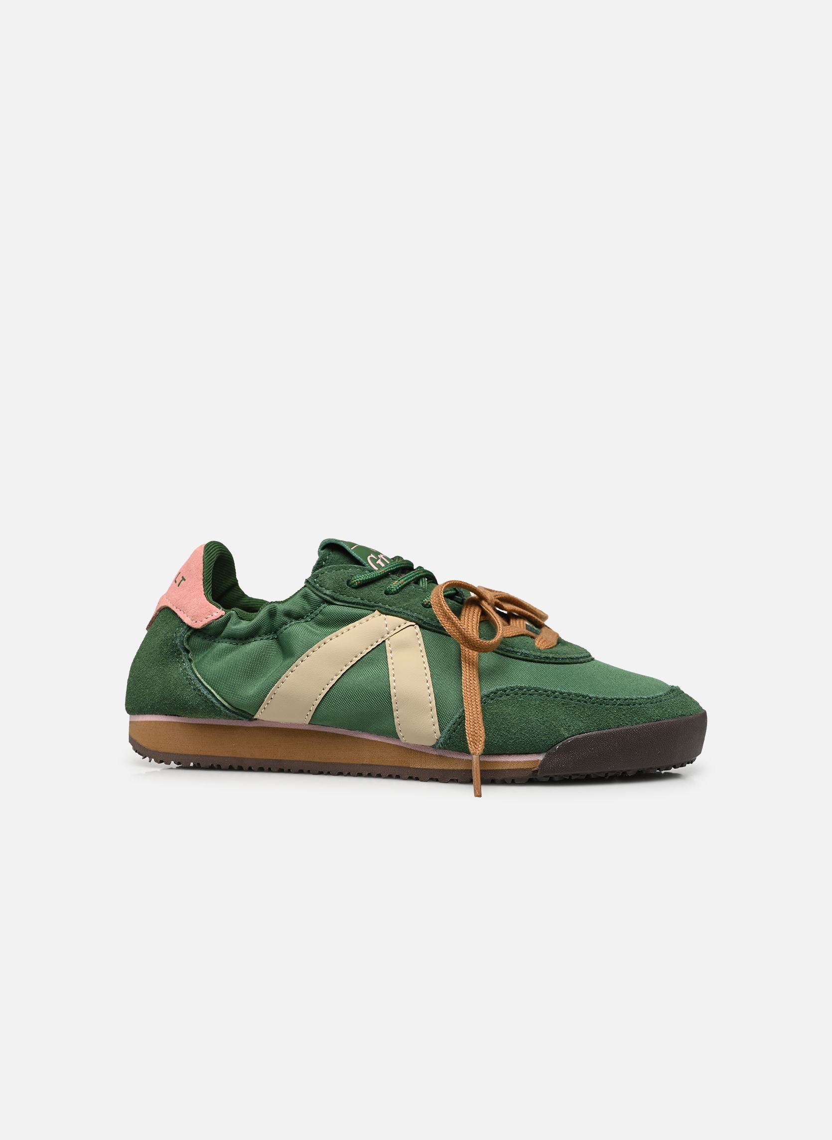 Baskets basses Grace femme vert ASFVLT Baskets basses Grace femme vert DK GREEN PINK