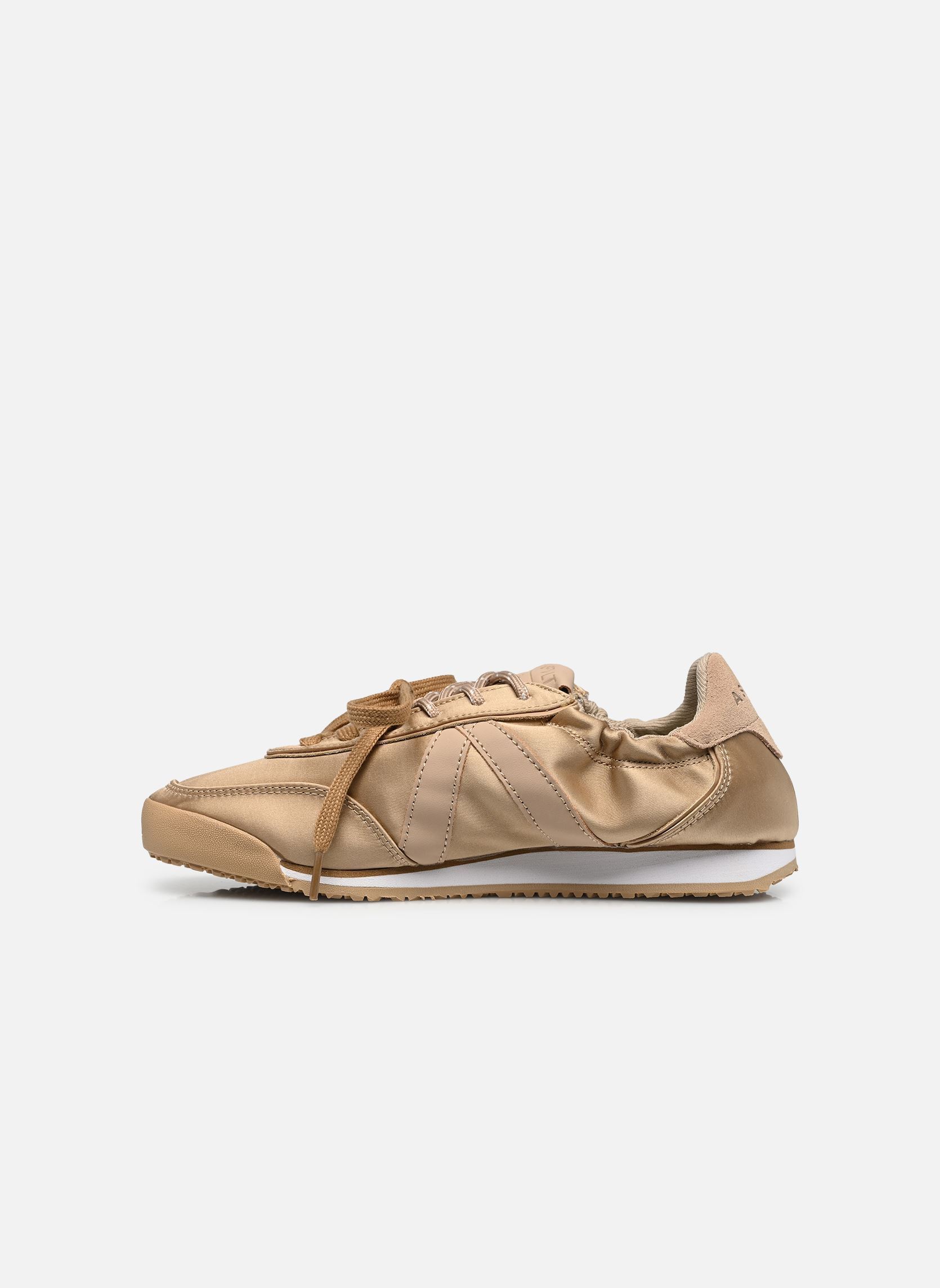 Baskets basses Grace femme beige ASFVLT Baskets basses Grace femme beige SAND SATIN