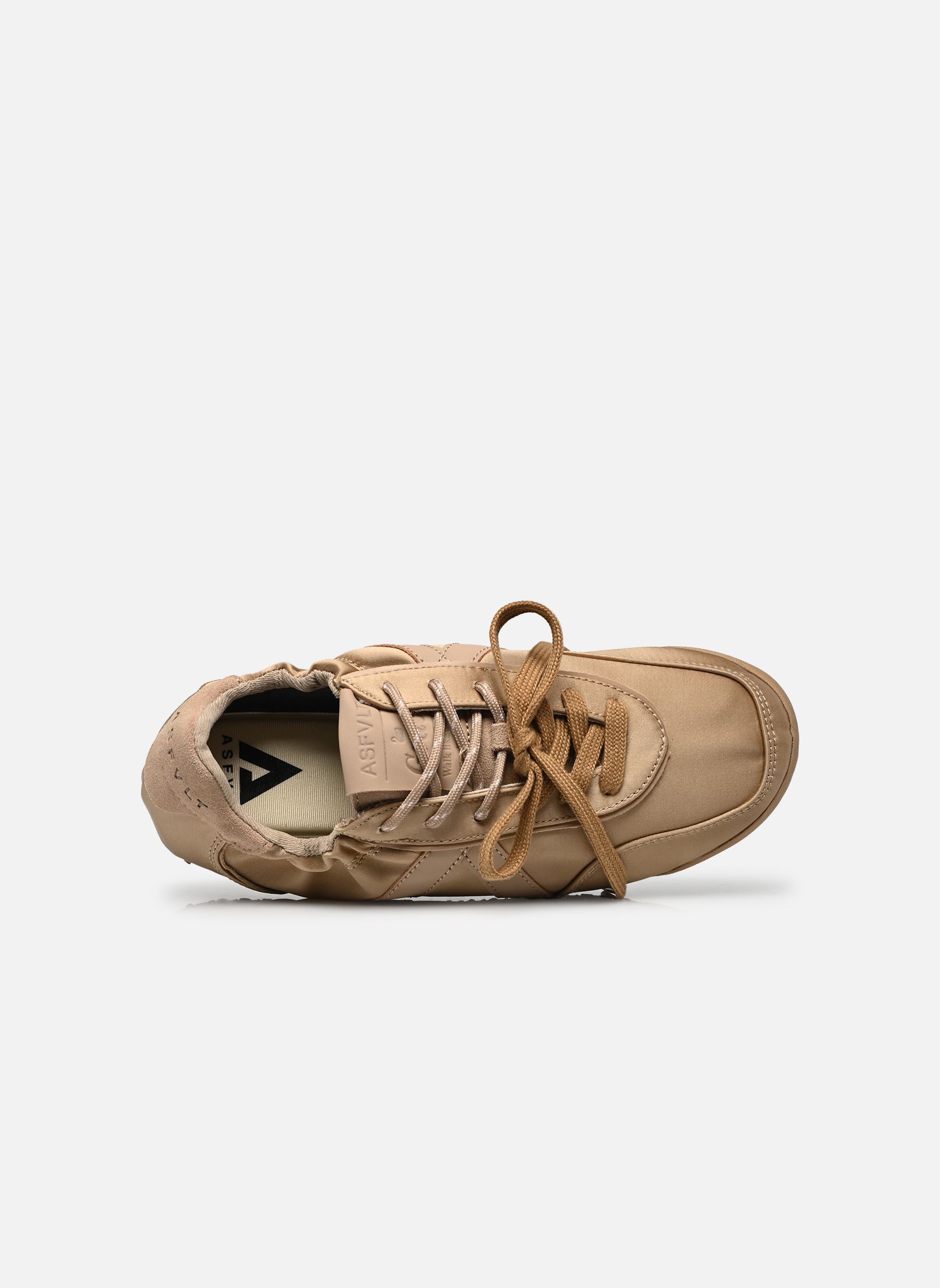 Baskets basses Grace femme beige ASFVLT Baskets basses Grace femme beige SAND SATIN