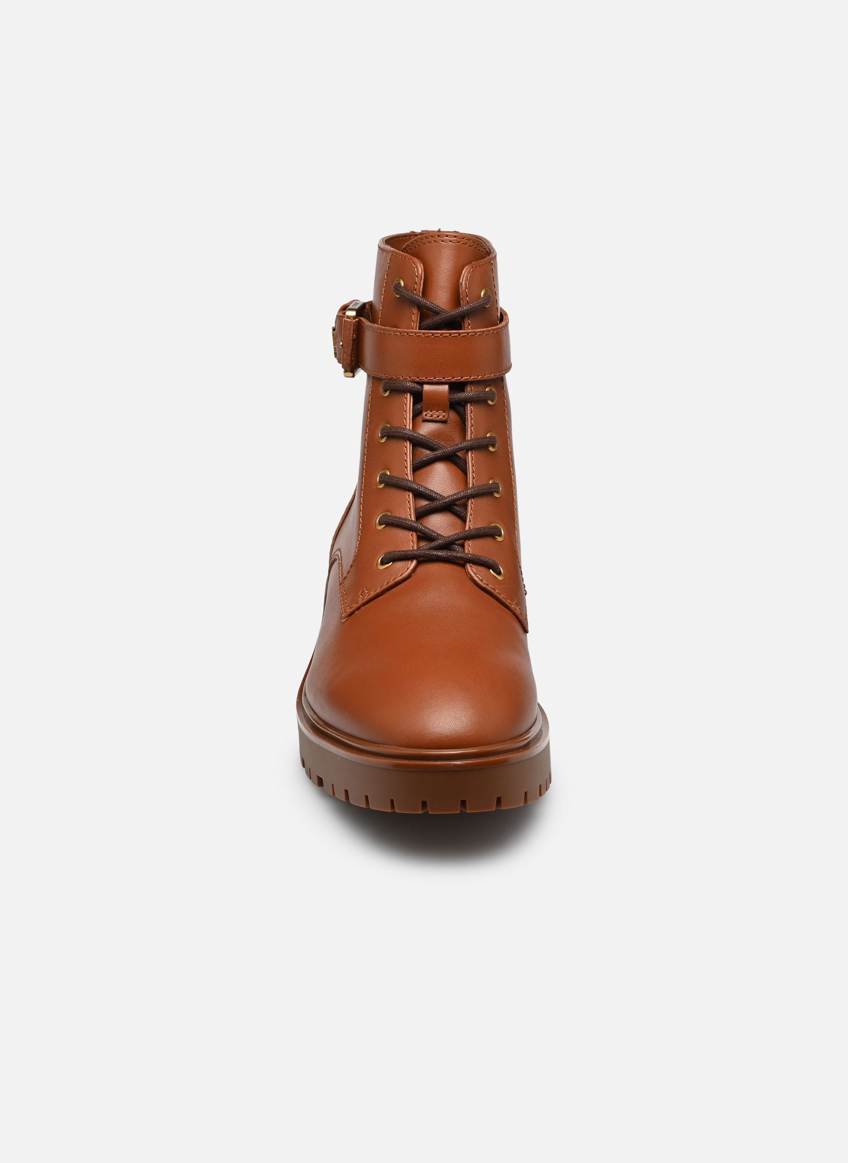 Geschnürte Stiefeletten Allyson Logo-Boots-Bootie damen braun Lauren Ralph Lauren Geschnürte Stiefeletten Allyson Logo-Boots-Bootie damen braun LAUREN TAN