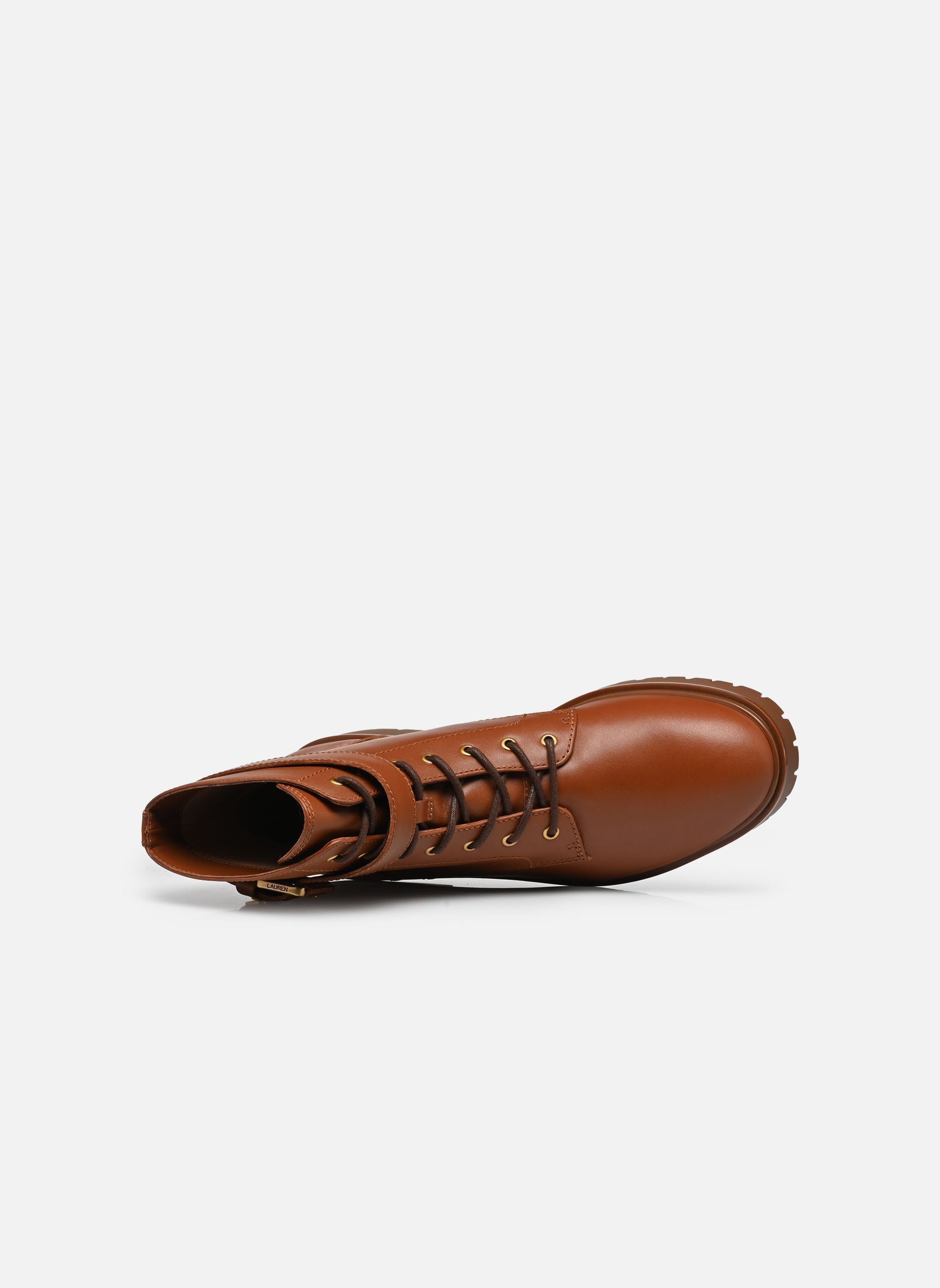 Geschnürte Stiefeletten Allyson Logo-Boots-Bootie damen braun Lauren Ralph Lauren Geschnürte Stiefeletten Allyson Logo-Boots-Bootie damen braun LAUREN TAN