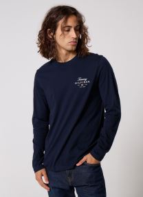 T-Shirts Script Stack Ls Regu herren blau Tommy Hilfiger T-Shirts Script Stack Ls Regu herren blau Desert Sky