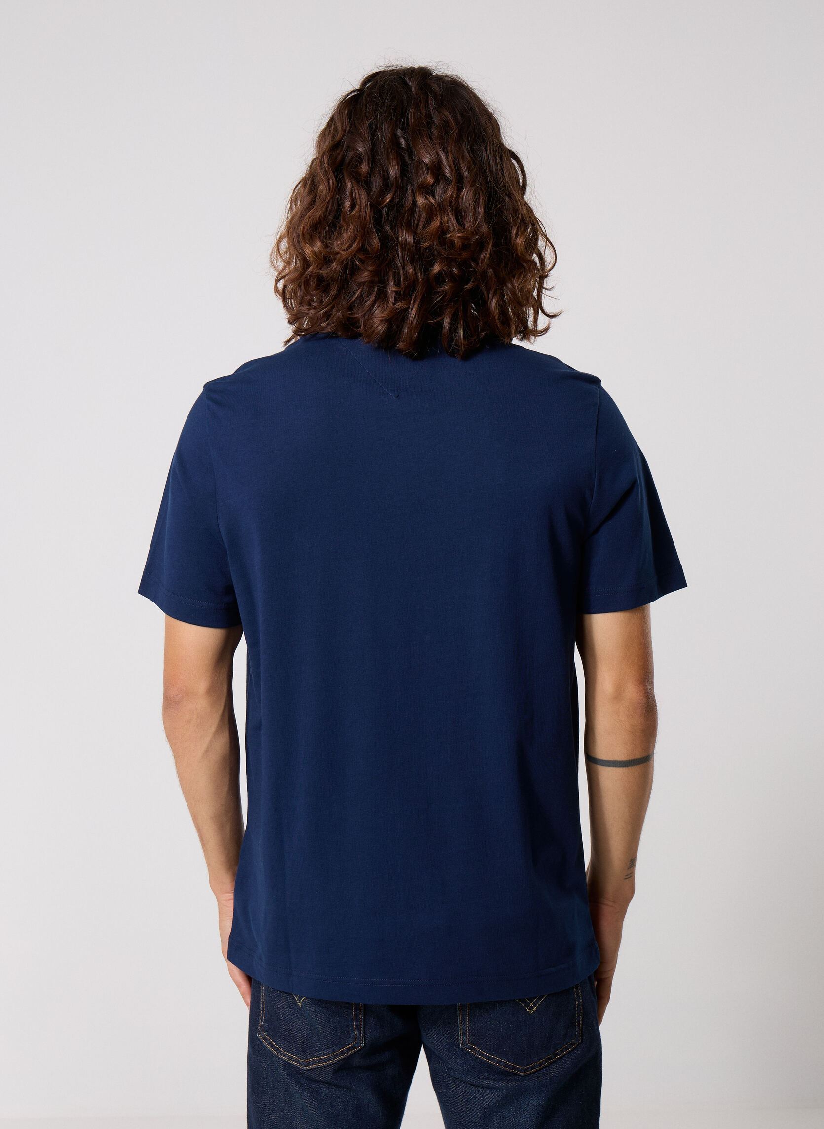 T-Shirts Rwb Main Flag Regular herren blau Tommy Hilfiger T-Shirts Rwb Main Flag Regular herren blau Carbon Navy