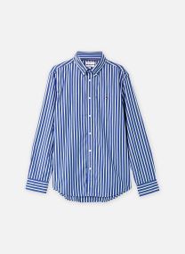 Hemden Flex Poplin Seasonal heren blauw