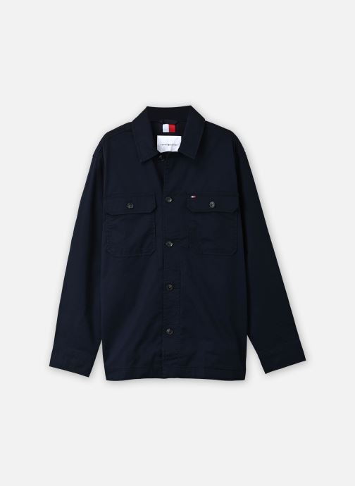 Tommy Hilfiger Vestes Cotton Blend Shirt J homme bleu